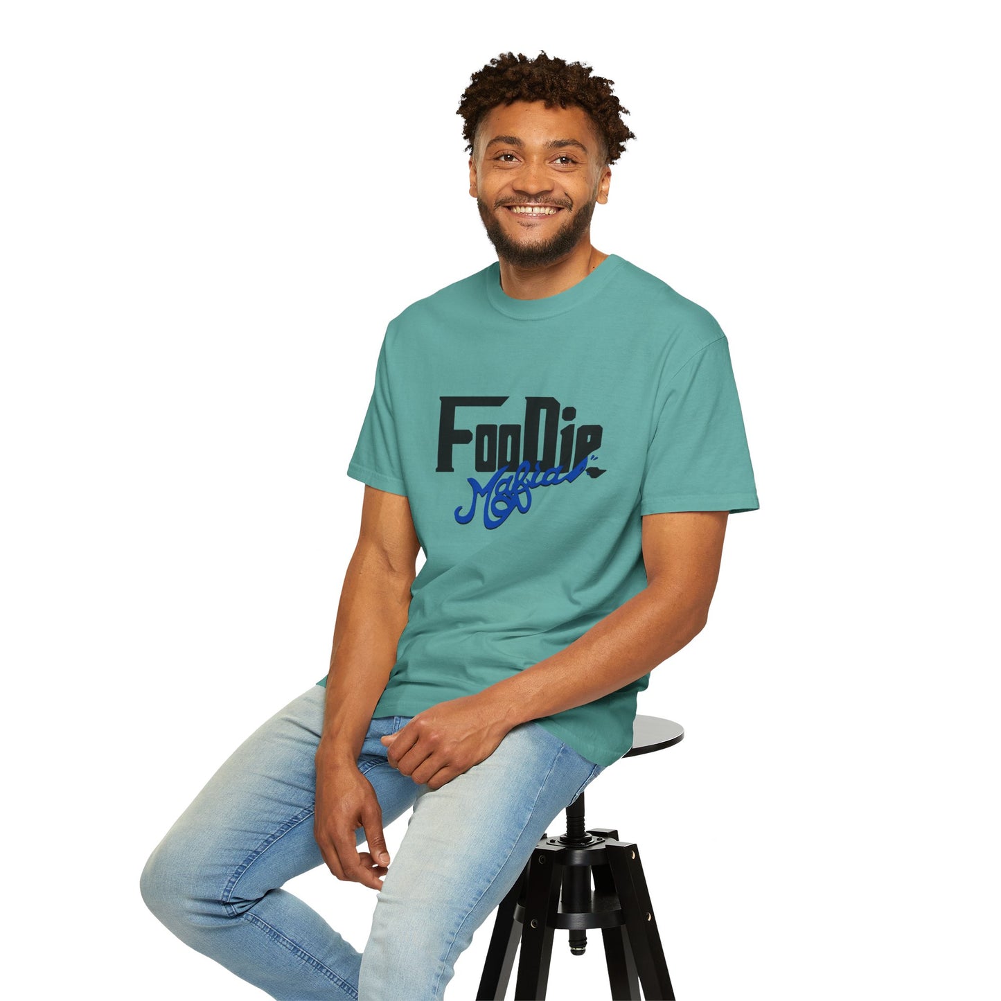 L.O.E.F Foodie Mafia Unisex Tee shirt (Cobalt Blue)