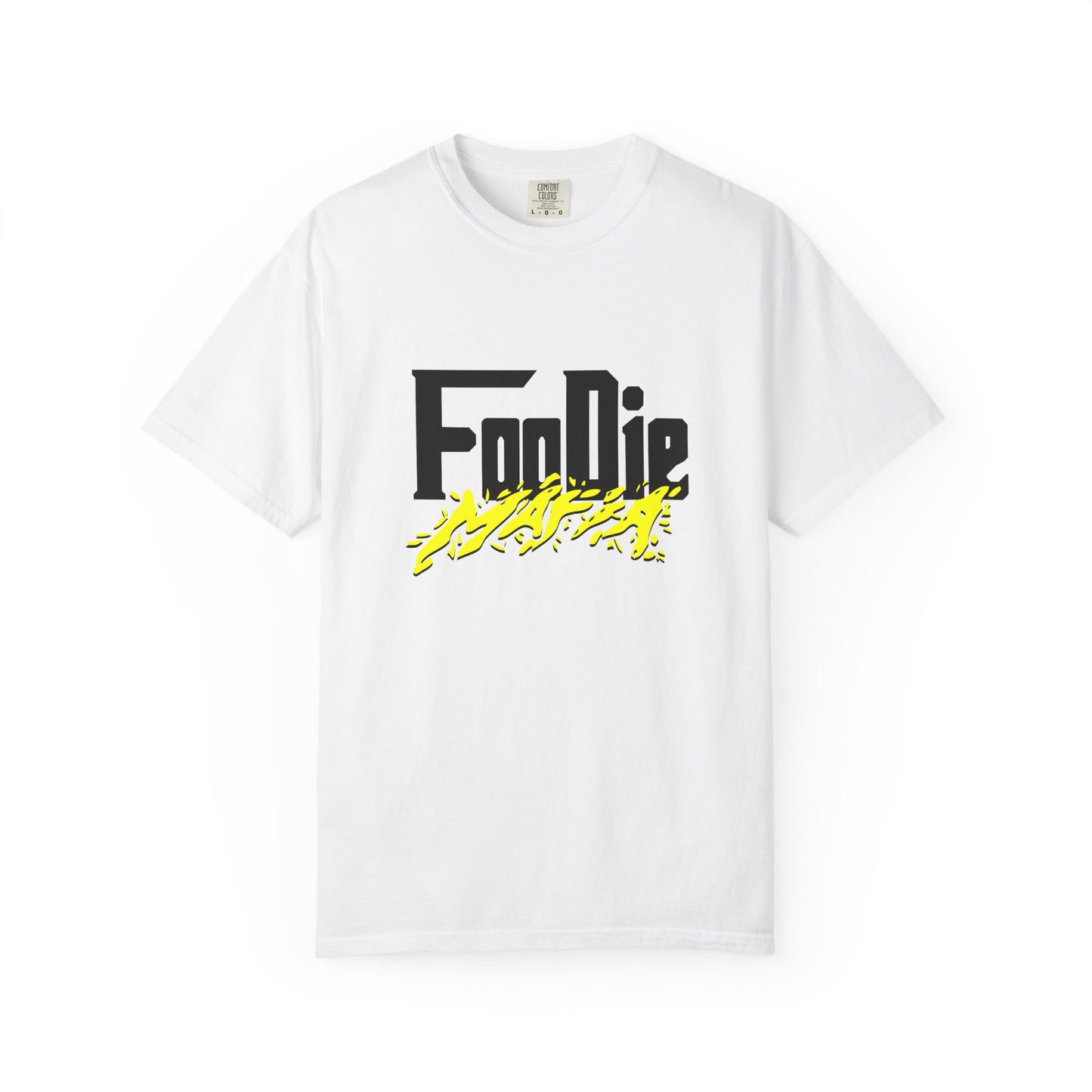 L.O.E.F Foodie Mafia Unisex Tee Shirt (Bright Yellow)