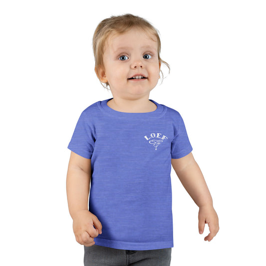 L.O.E.F Foodie 4Life Baby Tee Shirt (White)