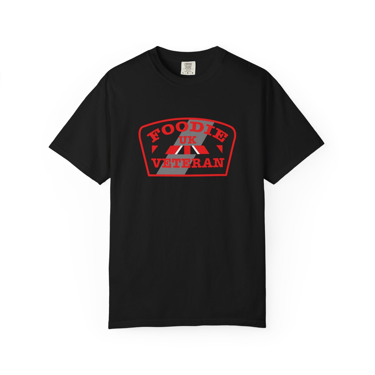 L.O.E.F Foodie Veteran UK Unisex Tee Shirt (Red)
