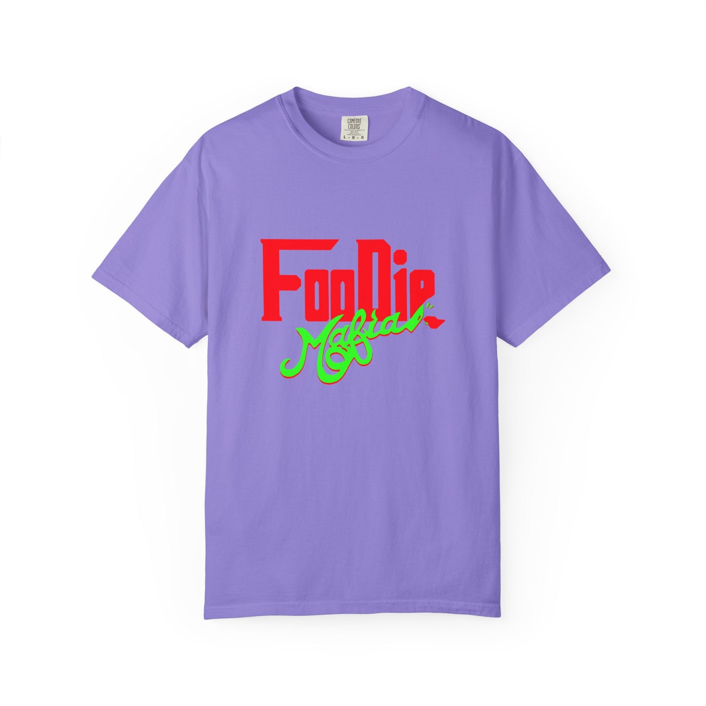 L.O.E.F Red Foodie Mafia Unisex Tee Shirt (Neon Green)