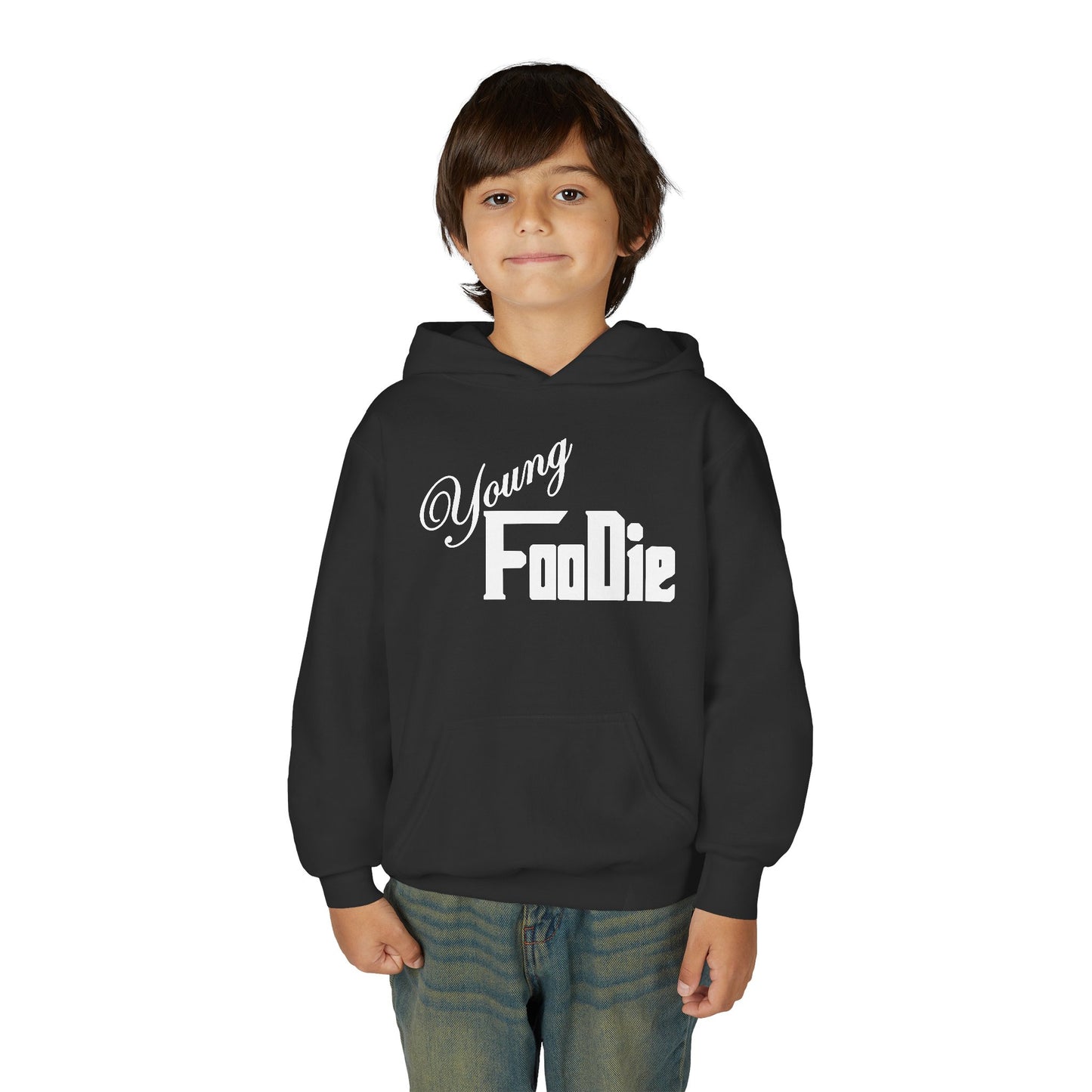 L.O.E.F Young Foodie Youth Hooded Sweatshirt (White)
