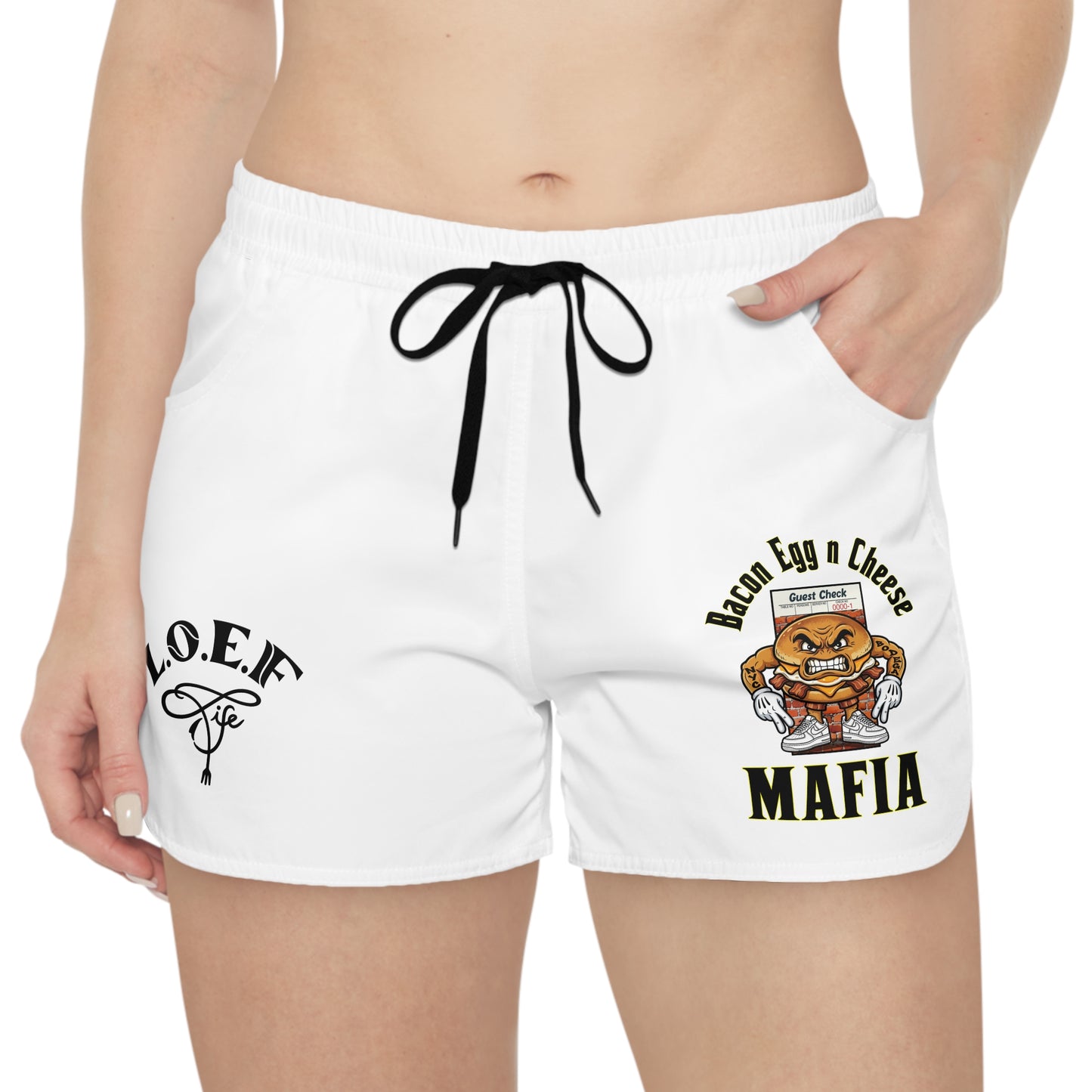 L.O.E.F Bacon Egg n Cheese Mafia Women Short