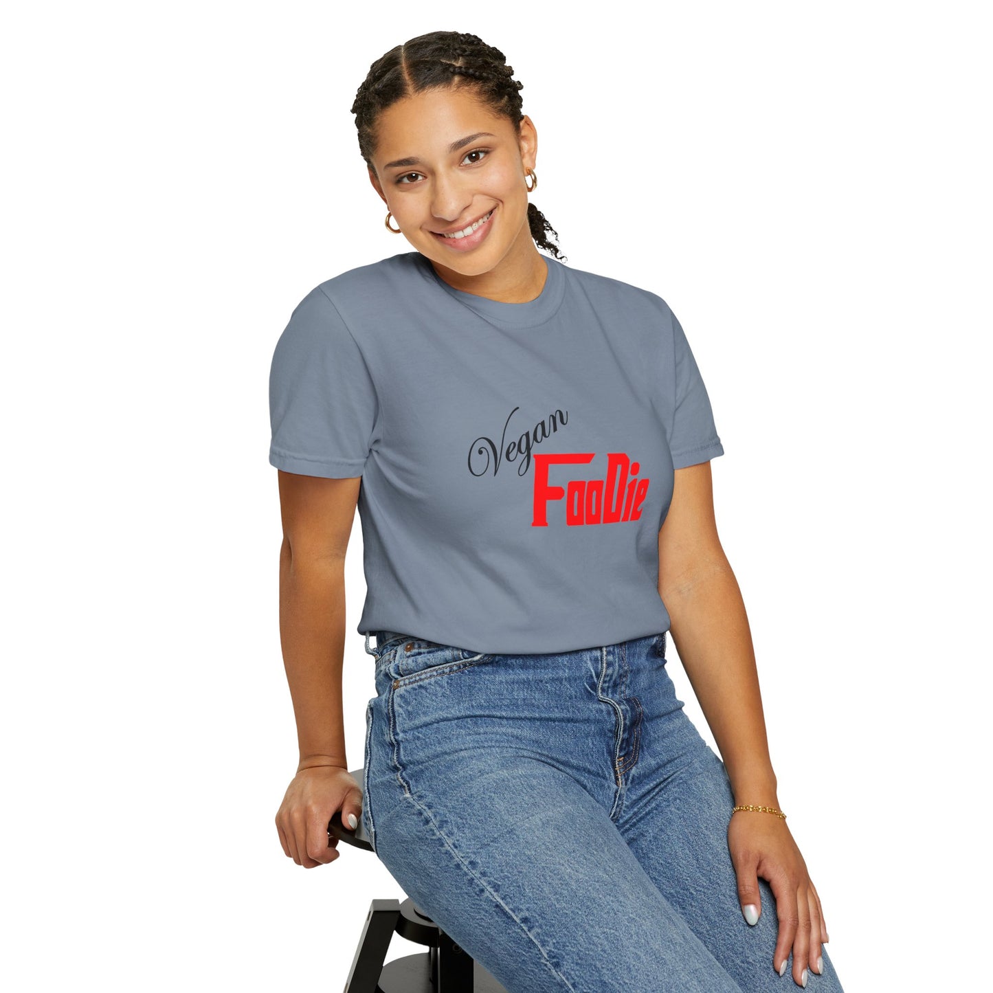 L.O.E.F Unisex Vegan Foodie Tee Shirt (Fiery Red)