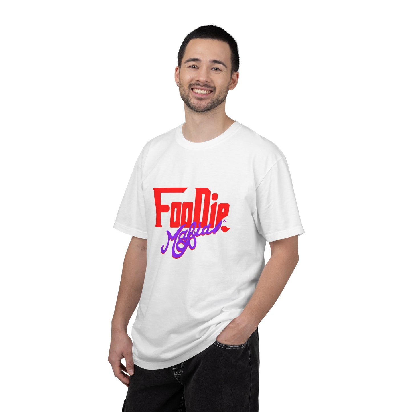 L.O.E.F Red Foodie Mafia Unisex Tee Shirt (Purple)