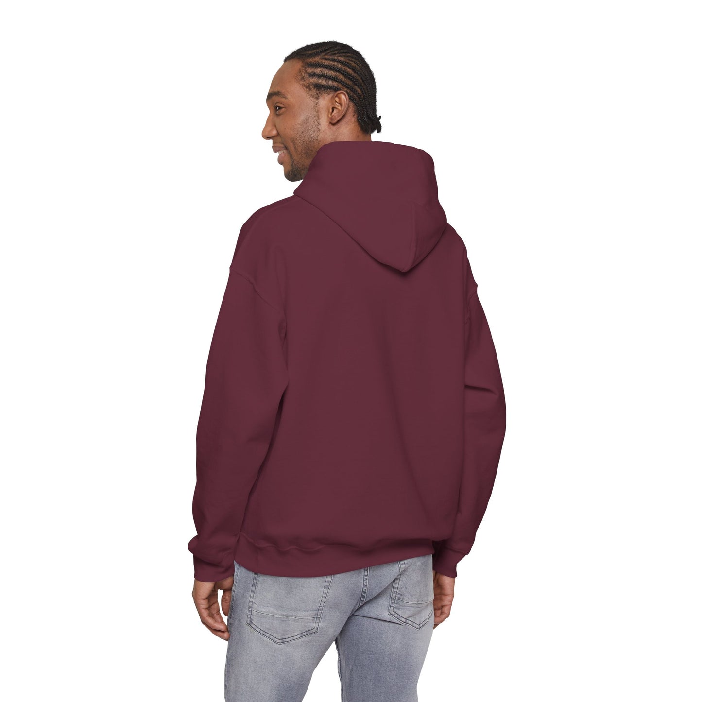 L.O.E.F Unisex Hooded Sweatshirt (White)