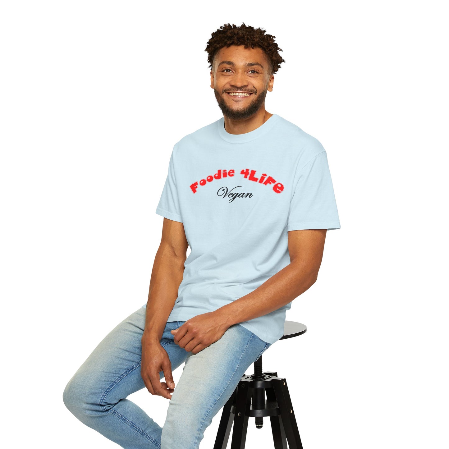 L.O.E.F Foodie 4Life Vegan Unisex Tee Shirt (Fiery Red)