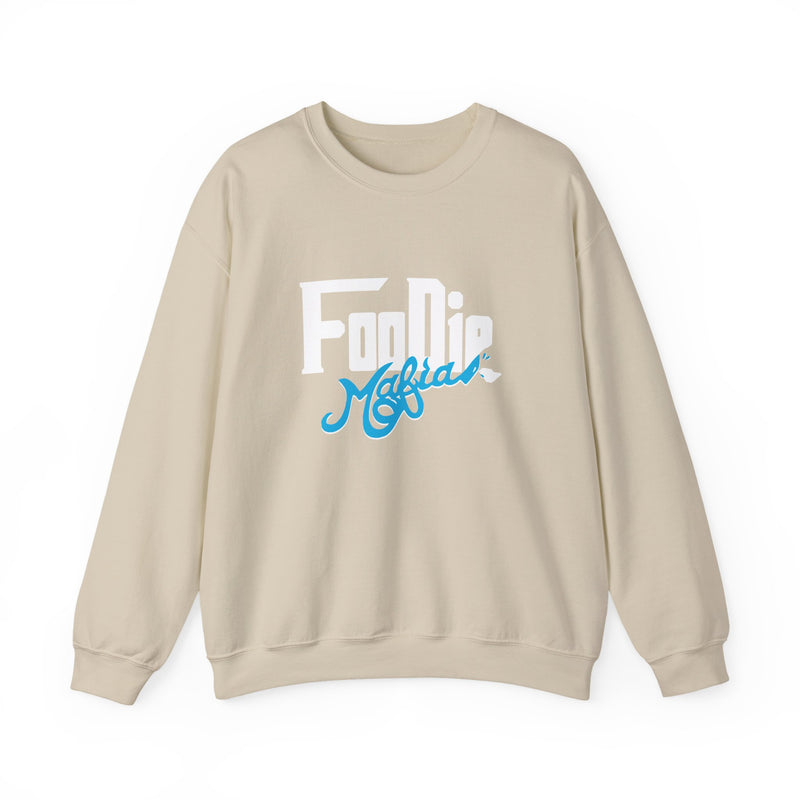 L.O.E.F White Foodie Mafia Unisex Sweatshirt (Apricot)