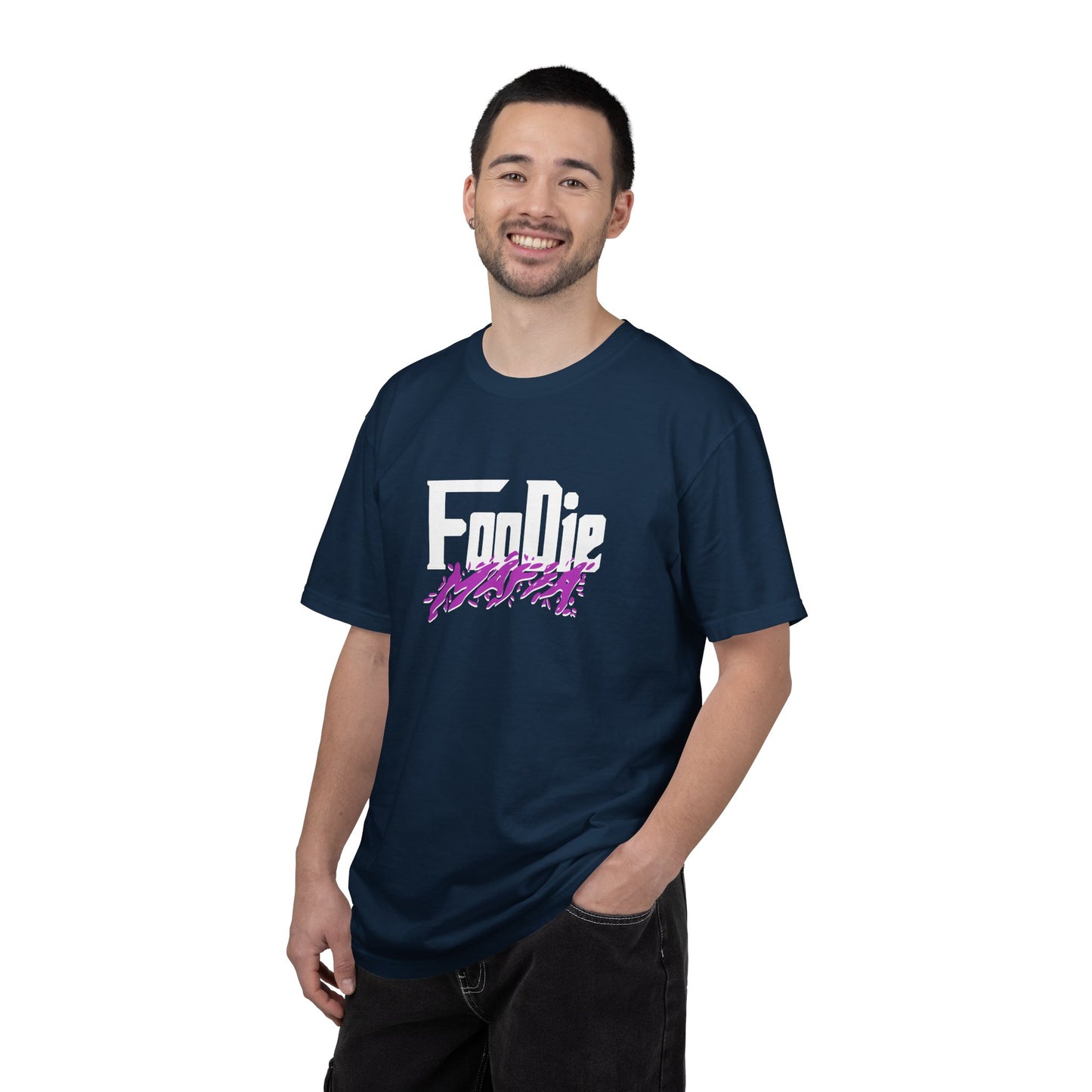 L.O.E.F White Foodie Mafia Tee Shirt (Purple)