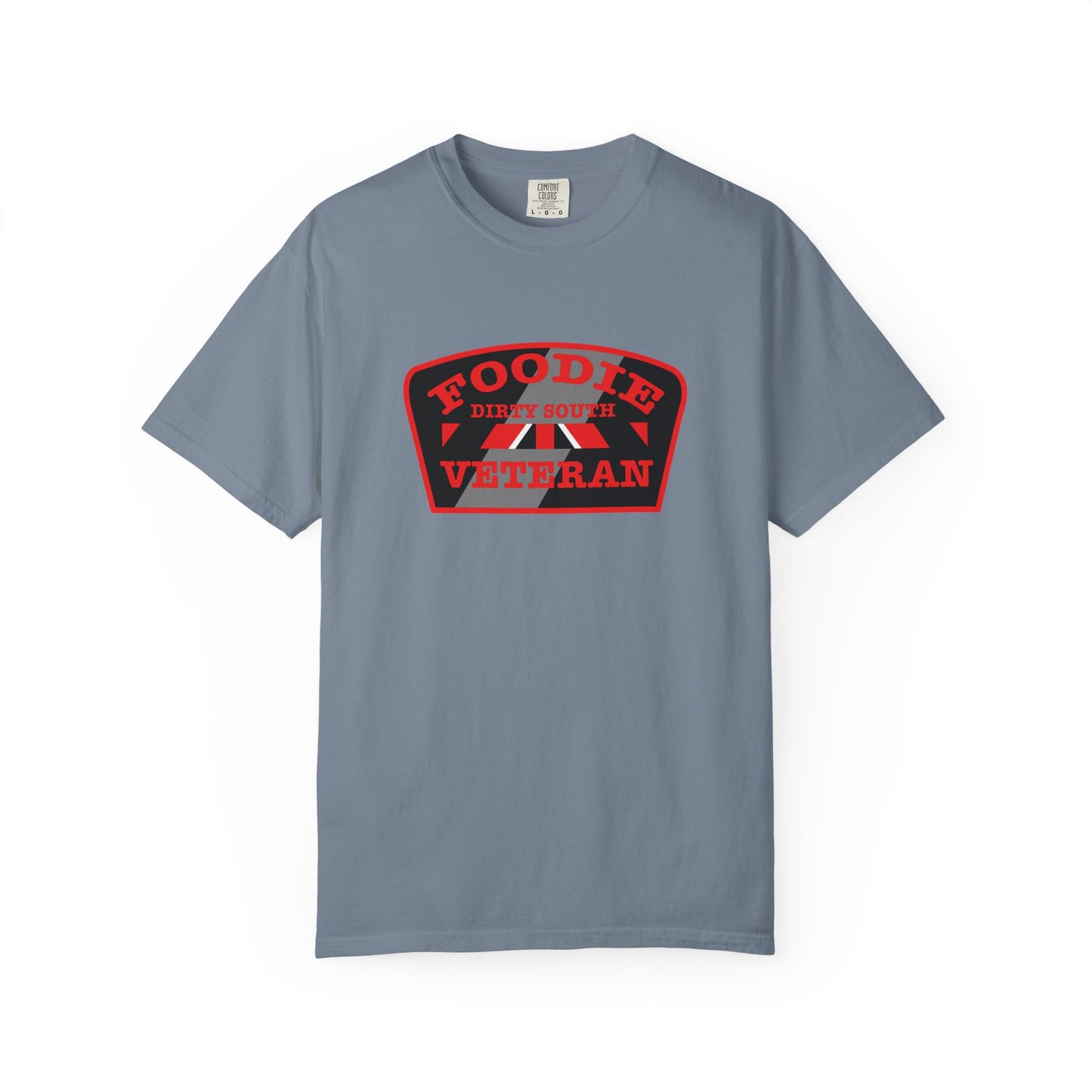 L.O.E.F Foodie Veteran DIRTY SOUTH Unisex Tee Shirt (Red)