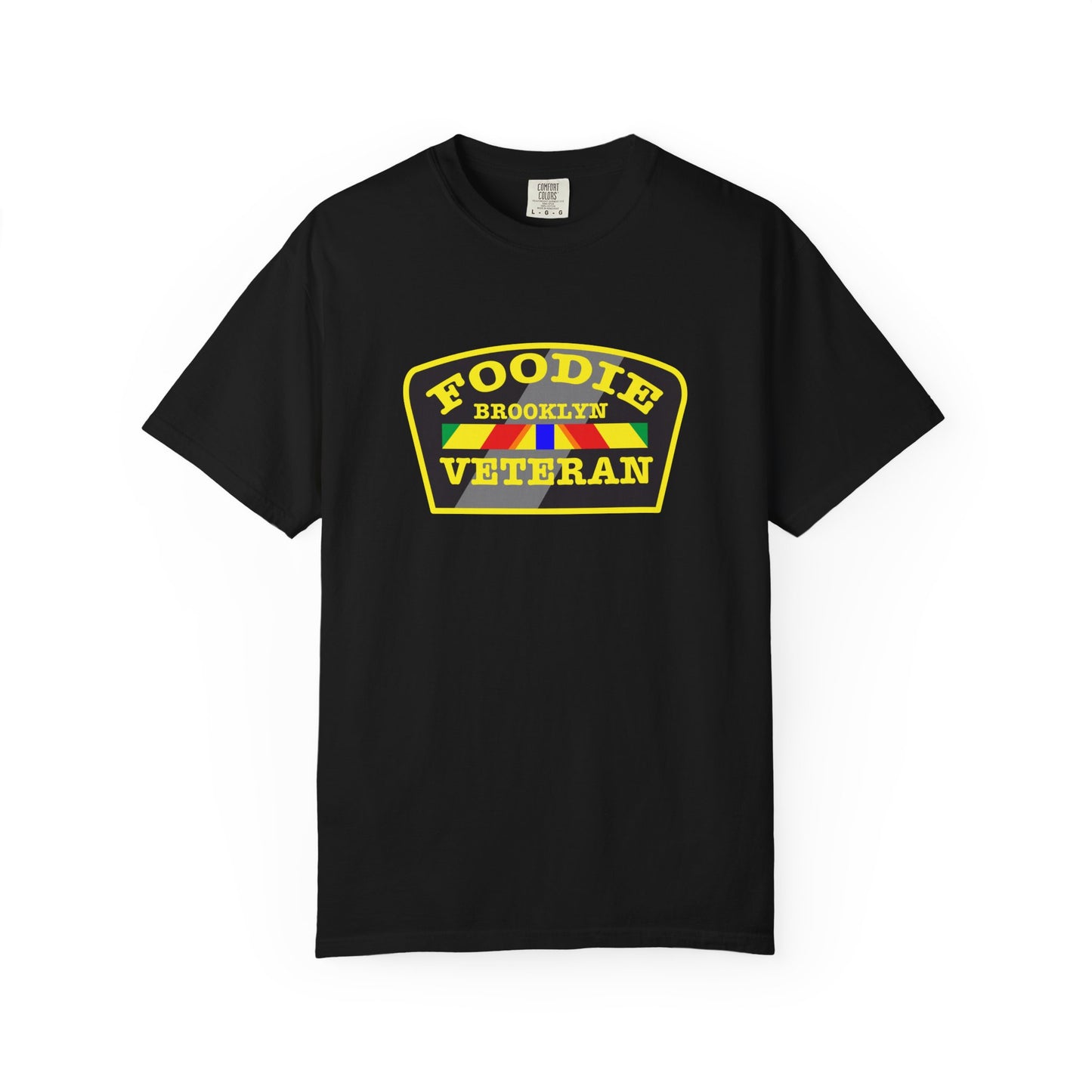 L.O.E.F Foodie Veteran BROOKLYN Unisex Tee Shirt (Yellow)
