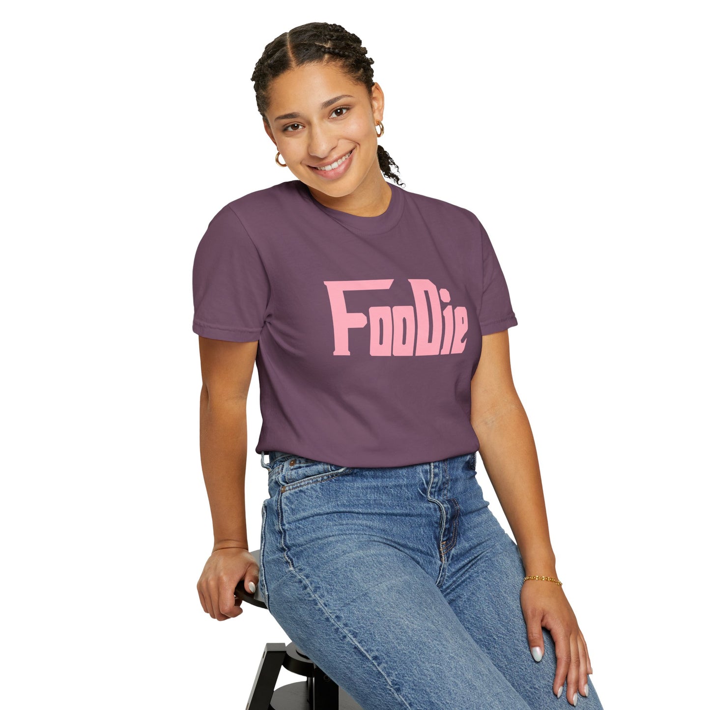 L.O.E.F Foodie Unisex Tee Shirt (Soft Pink)