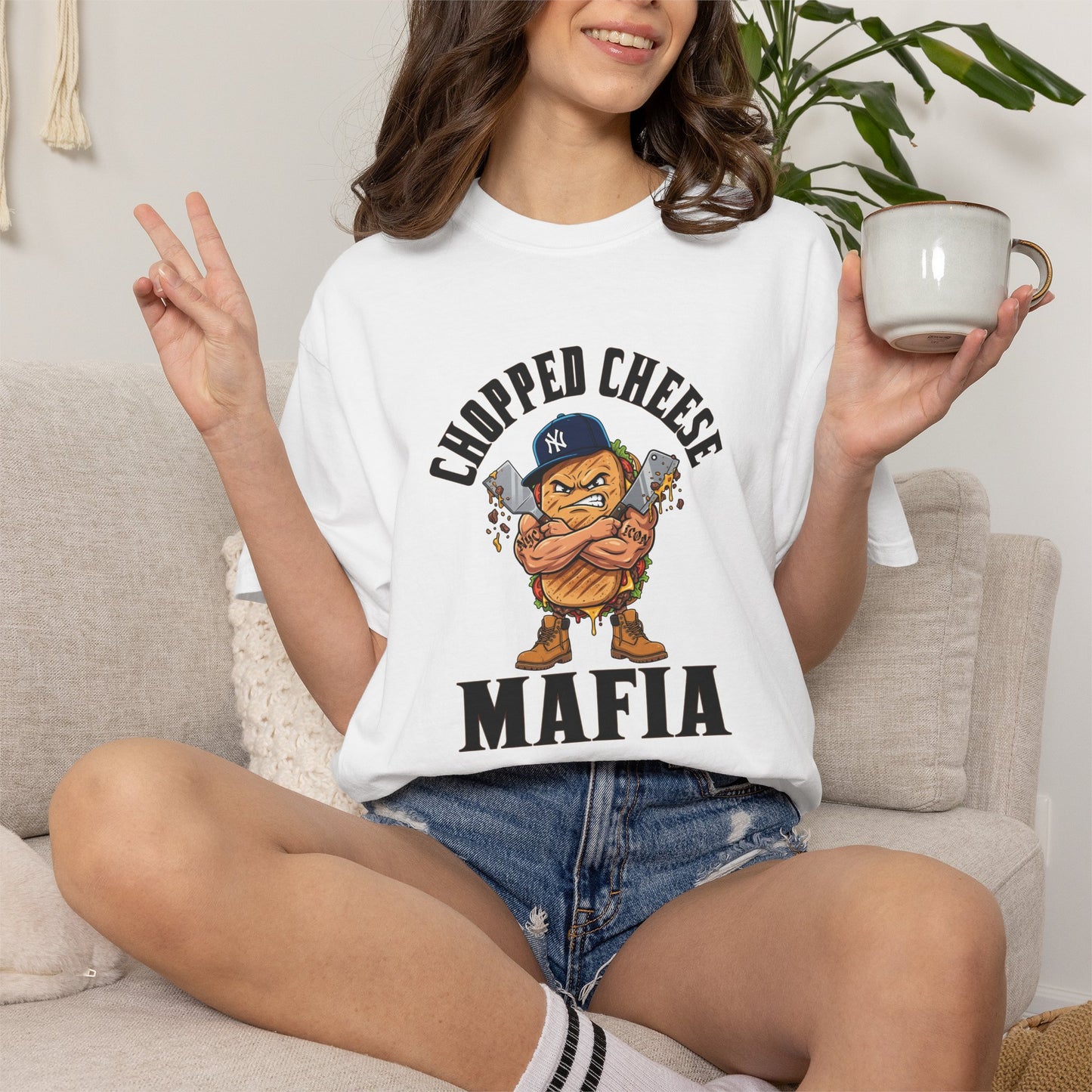 L.O.E.F Mafia Chopped Cheese Unisex Tee Shirt