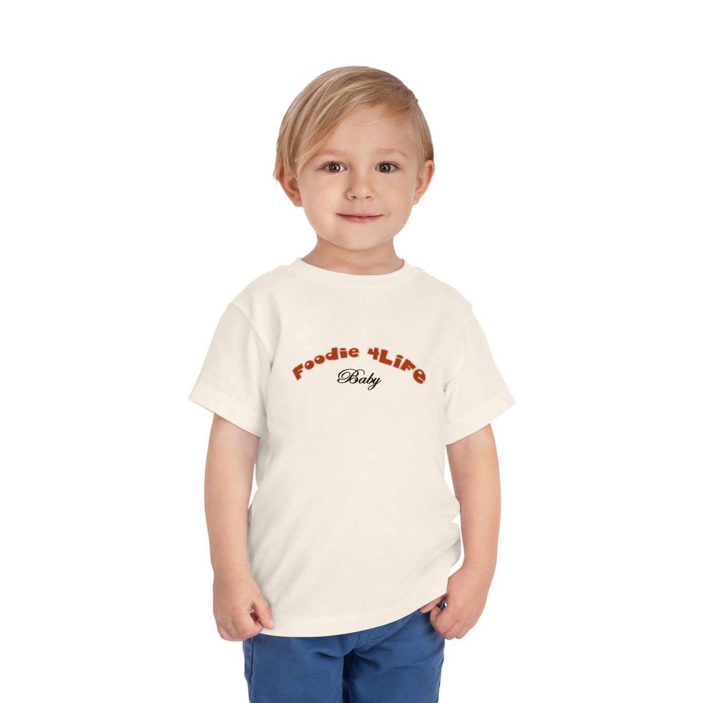 L.O.E.F Foodie 4Life Baby Tee Shirt  (Rust)