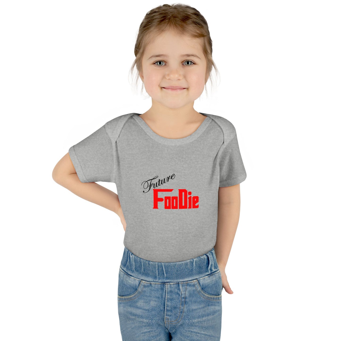 L.O.E.F Future Foodie Toddler Bodysuit (Fiery Red)