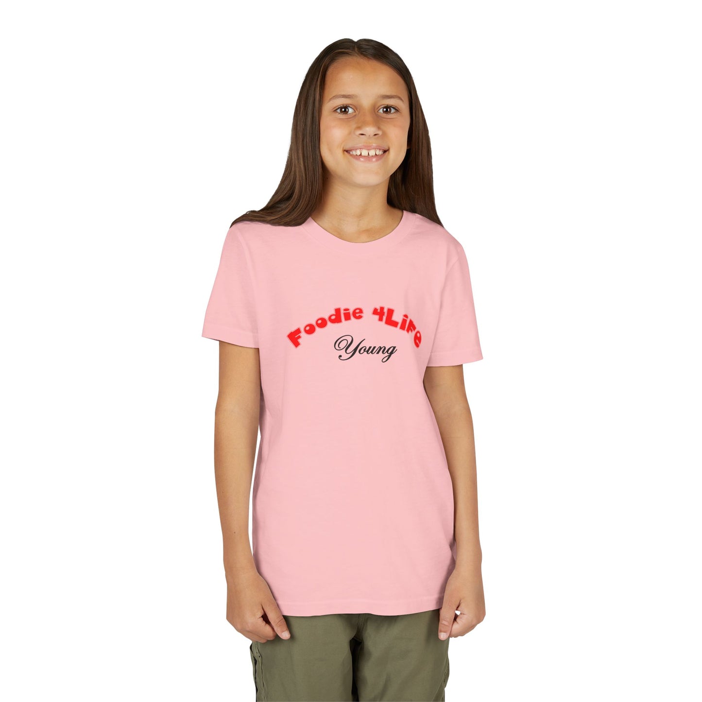 L.O.E.F Foodie 4Life Young Tee Shirt  (Fiery Red)