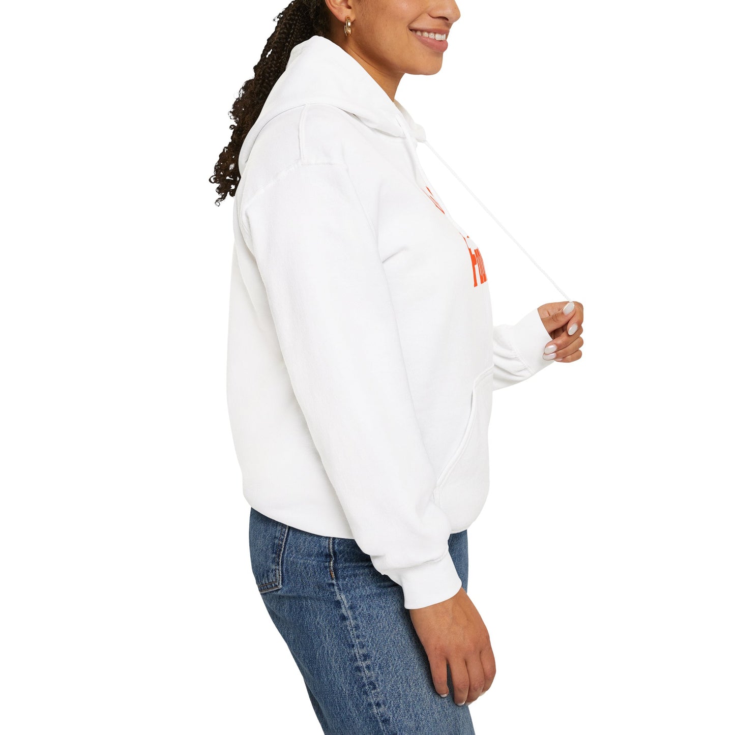 L.O.E.F Unisex Hooded Sweatshirt (Neon Orange)