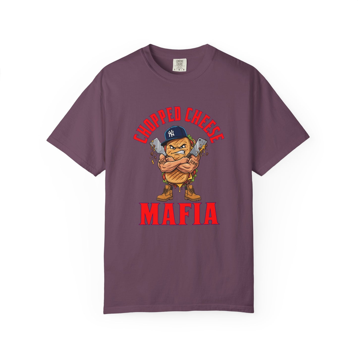 L.O.E.F Mafia Chopped Cheese Unisex Tee Shirt (Red)