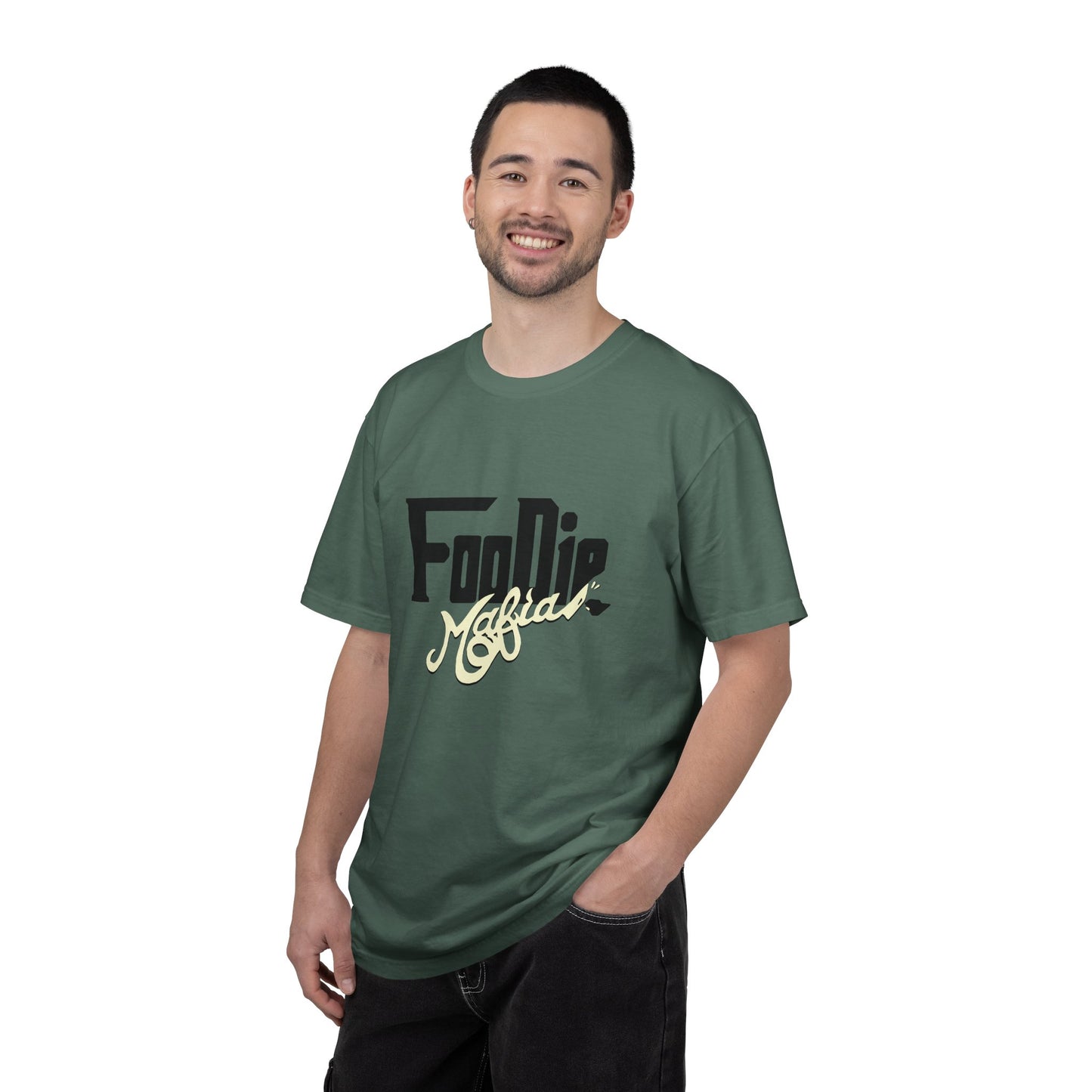 L.O.E.F Foodie Mafia Unisex Tee shirt (Cream)