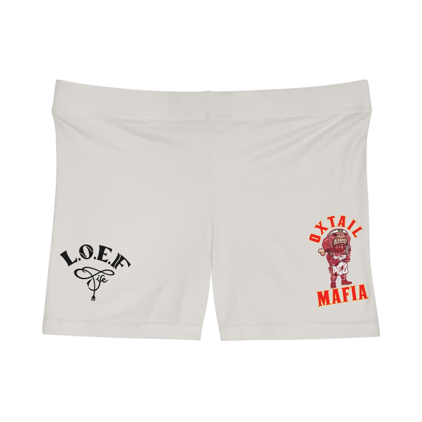 L.O.E.F Oxtail Mafia Women Athletic Shorts