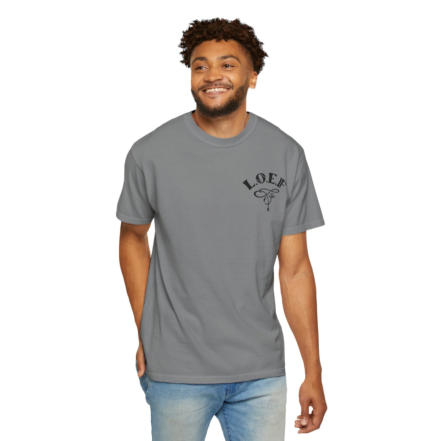 L.O.E.F Foodie 4Life Vegan Unisex Tee Shirt (Neon Green)