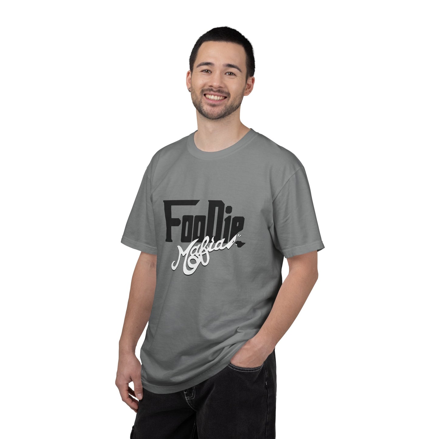 L.O.E.F Foodie Mafia Unisex Tee shirt (White)