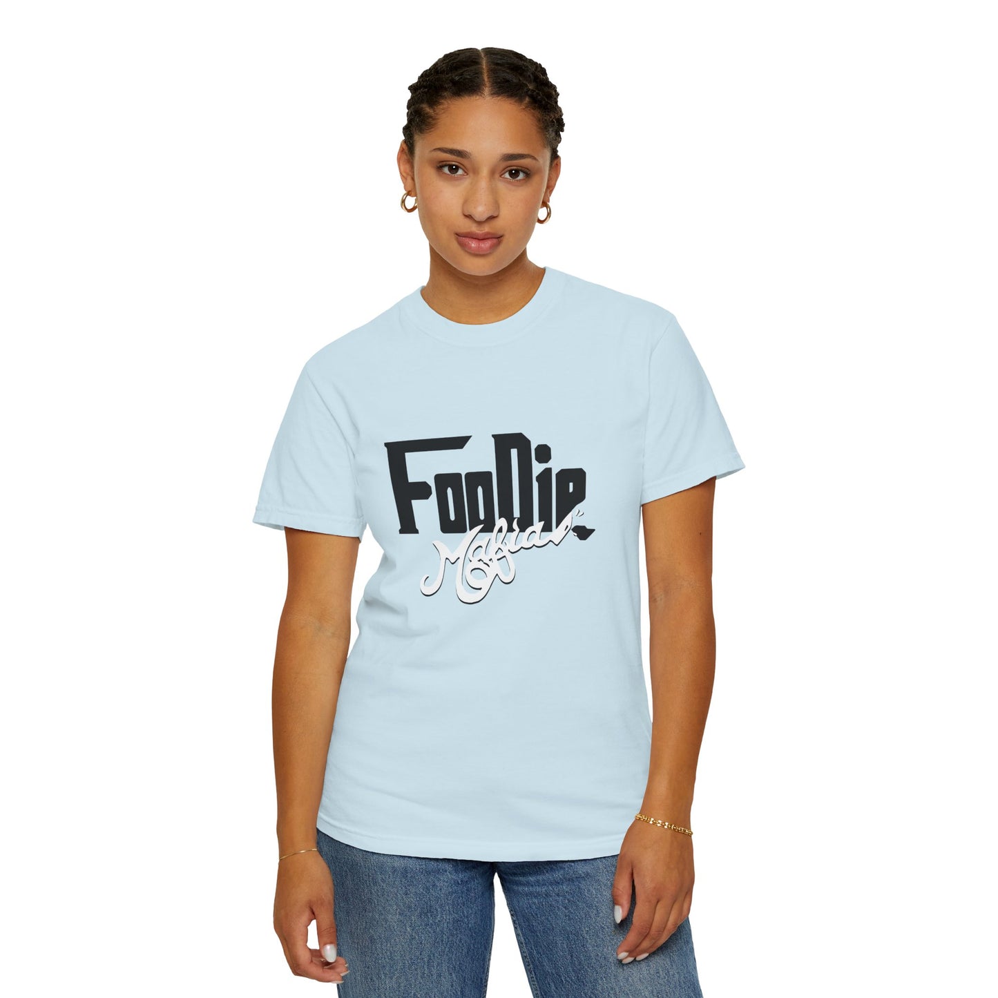 L.O.E.F Foodie Mafia Unisex Tee shirt (White)