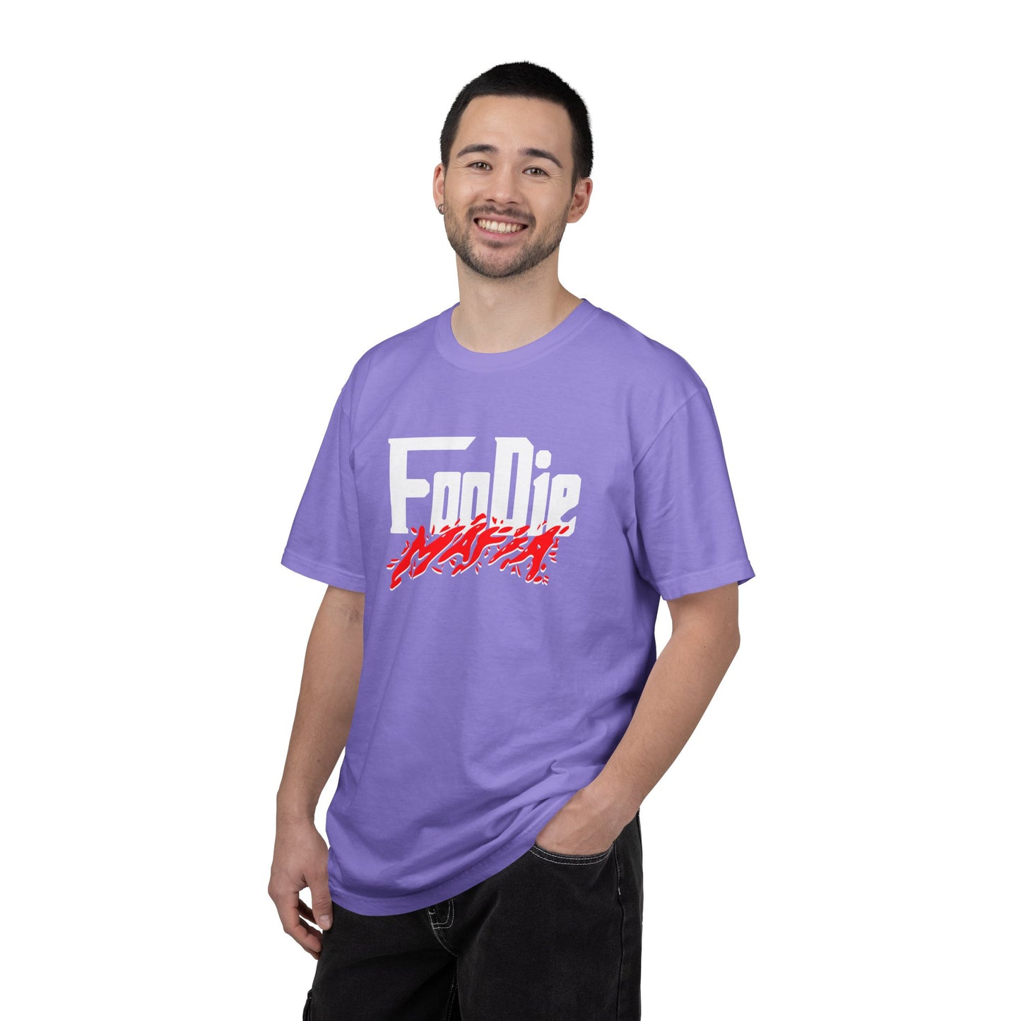 L.O.E.F Foodie Mafia Unisex Tee Shirt  (Red)