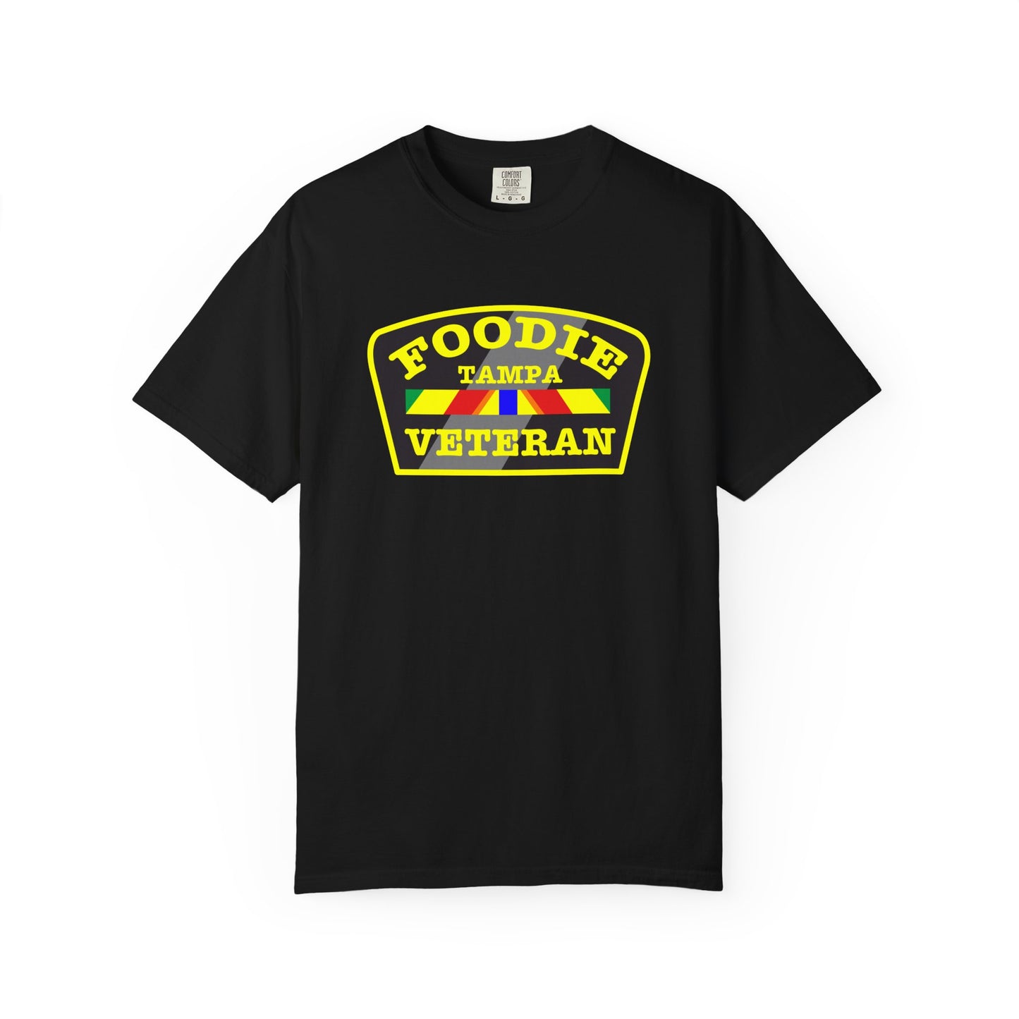 L.O.E.F Foodie Veteran TAMPA Unisex Tee Shirt (Yellow)