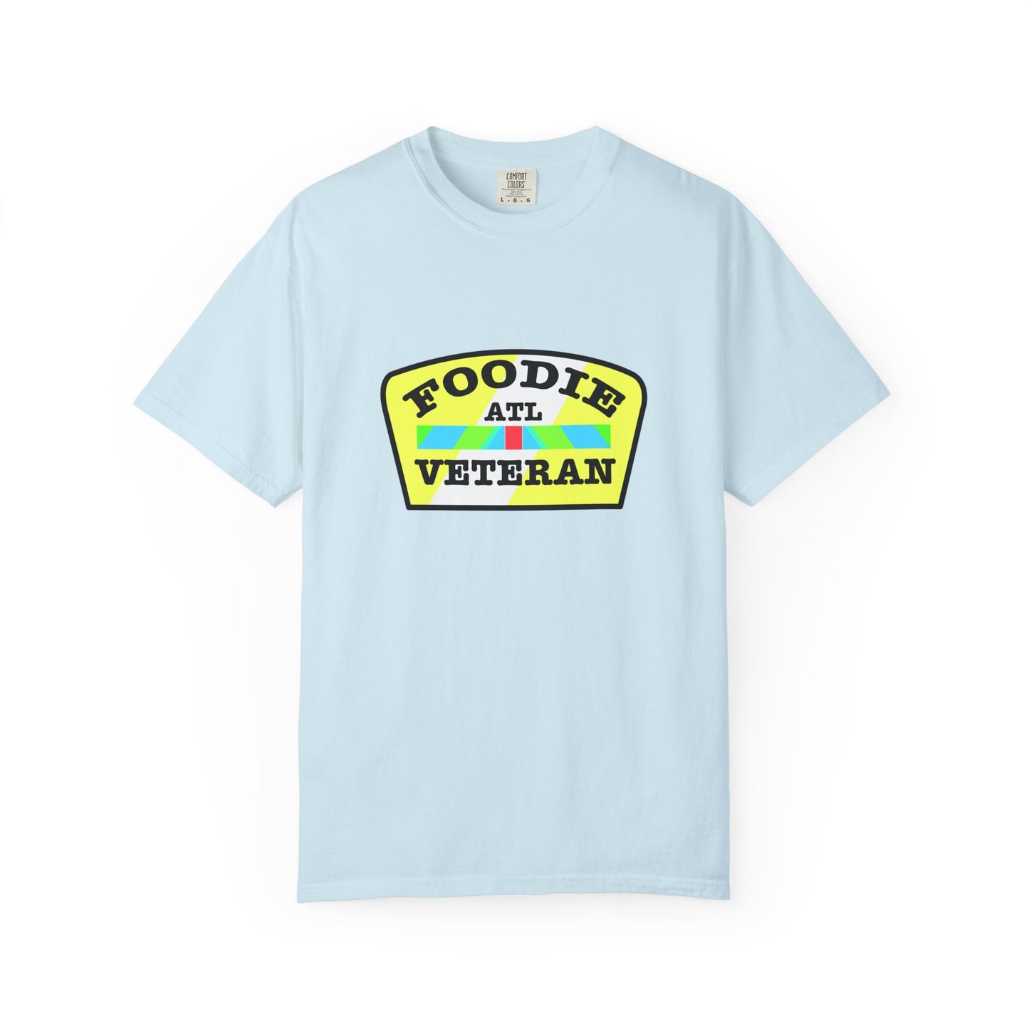 L.O.E.F Foodie Veteran ATL Unisex Tee Shirt (Yellow and Black)