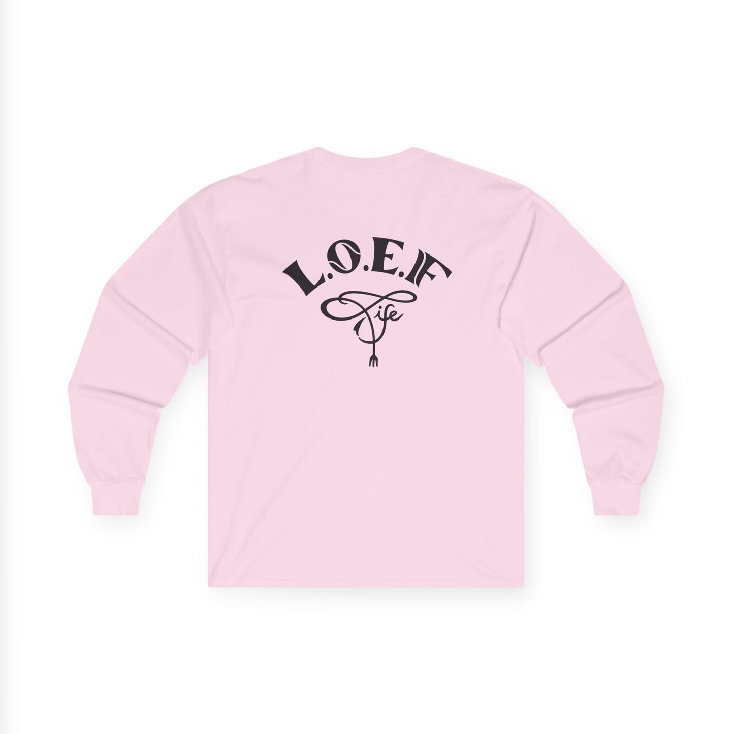 L.O.E.F Foodie 4Life Certified Long Sleeve Tee (Dark Blue)