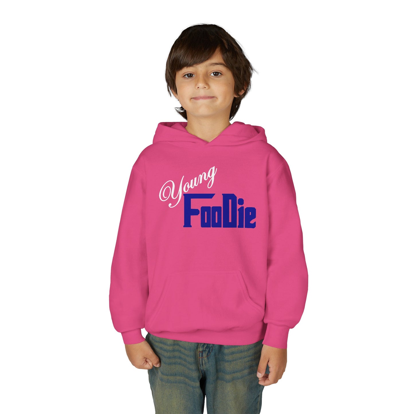 L.O.E.F Young Foodie Youth Hooded Sweatshirt (Dark Blue)