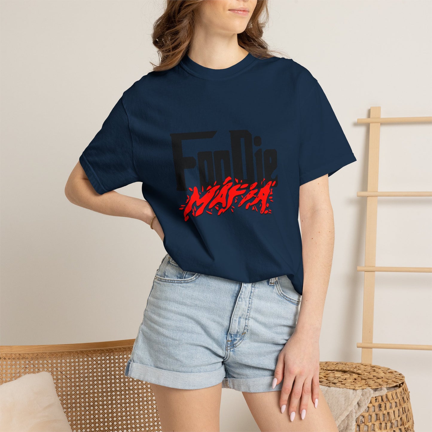 L.O.E.F Foodie Mafia Unisex Tee Shirt (Red)