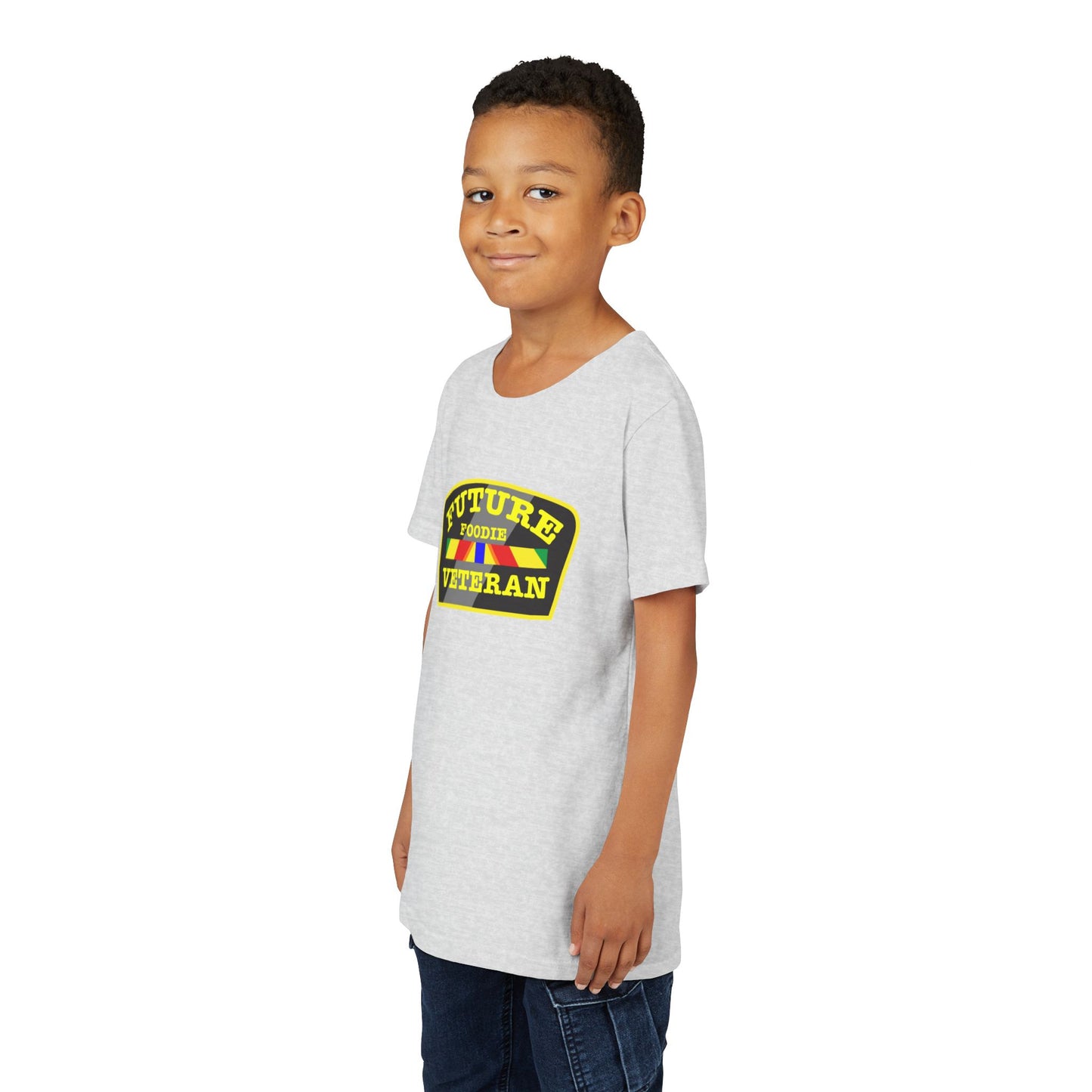 L.O.E.F Future Foodie Veteran Kids Tee Shirt (Yellow)