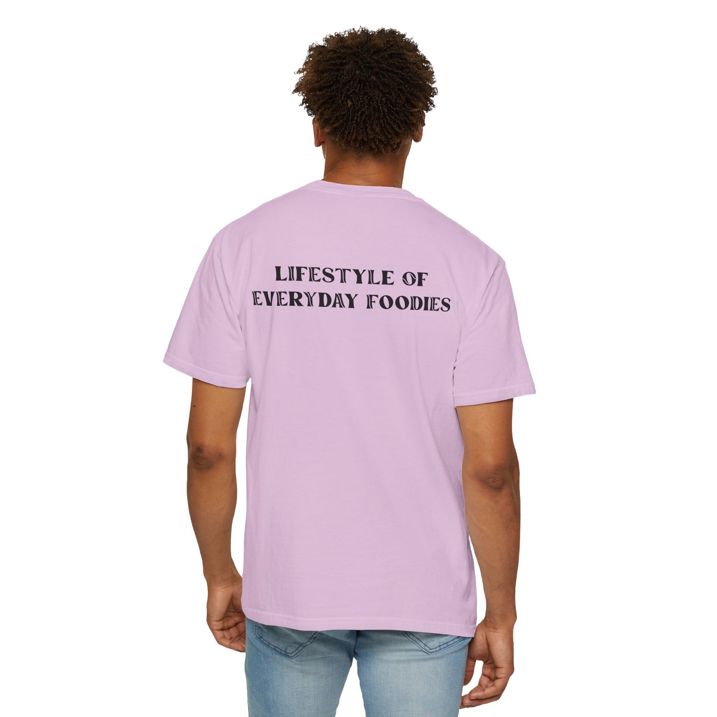 L.O.E.F LIFESTYLE OF EVERYDAY FOODIES Unisex Tee Shirt (Black)