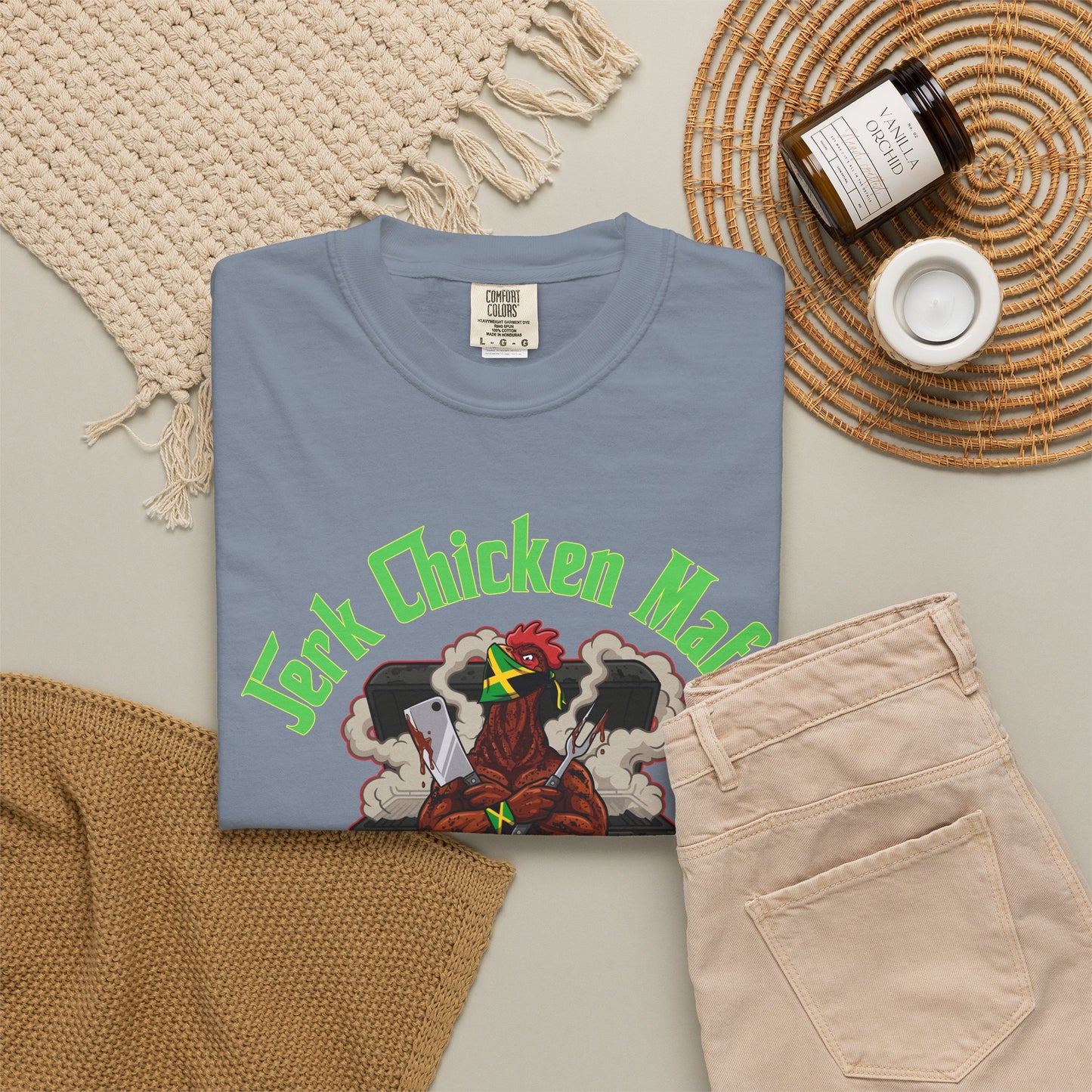 L.O.E.F Jerk Chicken Mafia Unisex Tee Shirt
