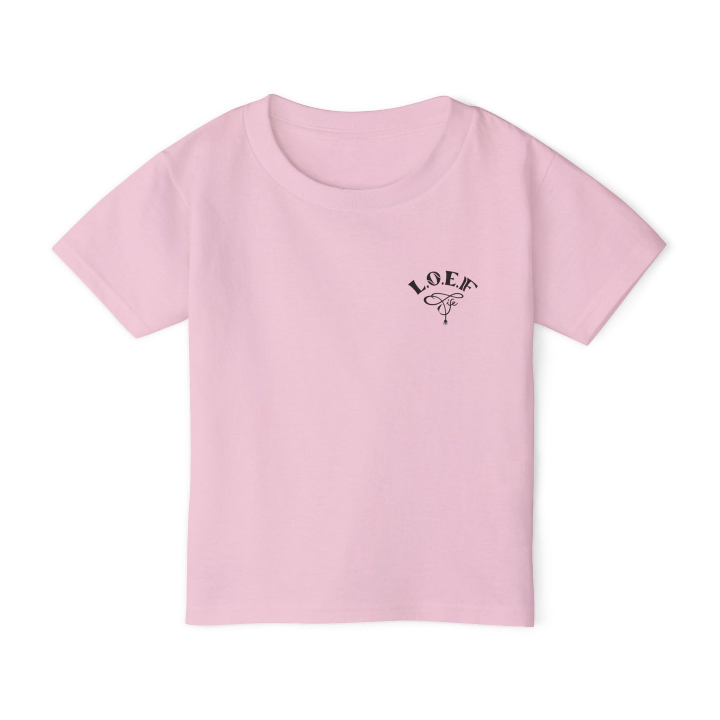 L.O.E.F Foodie 4Life Baby Tee Shirt (Fuchsia)