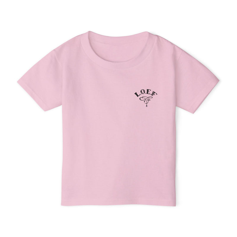 L.O.E.F Foodie 4Life Baby Tee Shirt (Fuchsia)