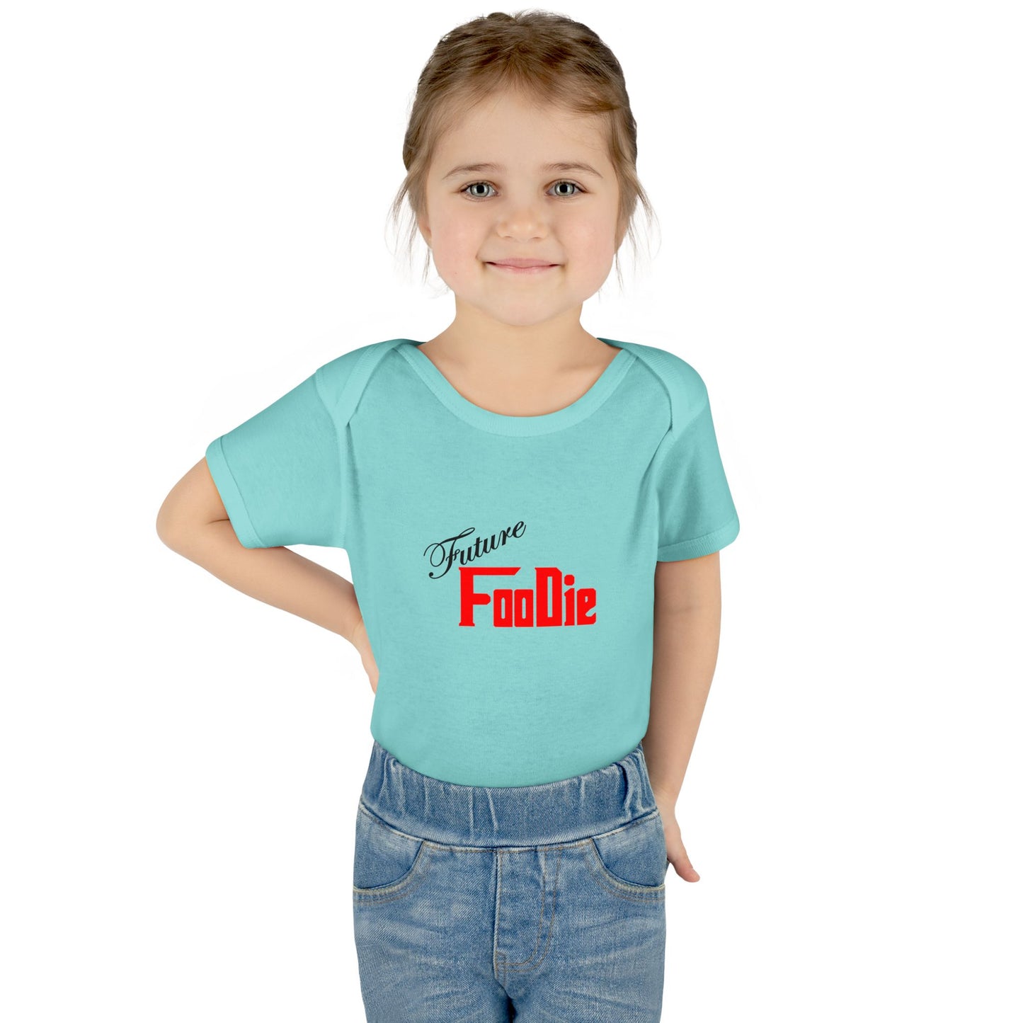 L.O.E.F Future Foodie Toddler Bodysuit (Fiery Red)