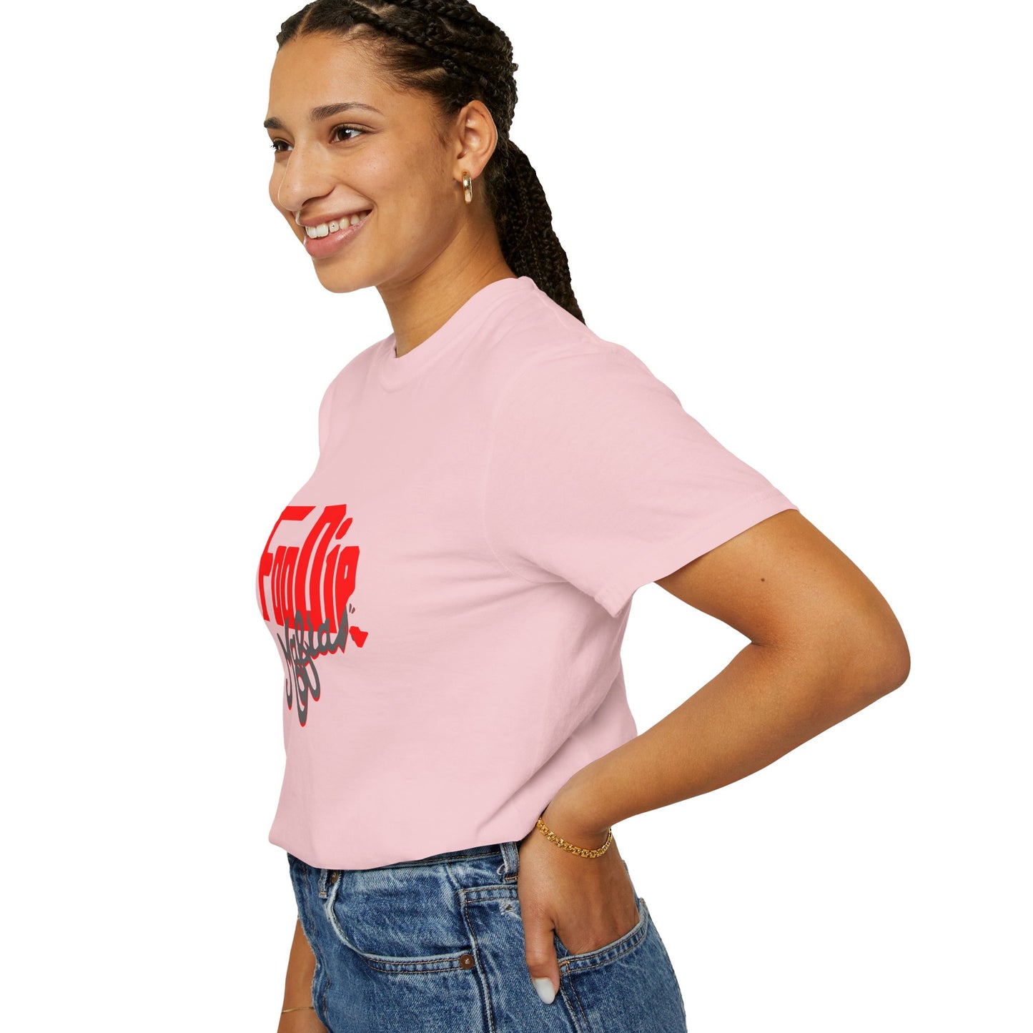 L.O.E.F Red Foodie Mafia Unisex Tee Shirt (Dark Grey)