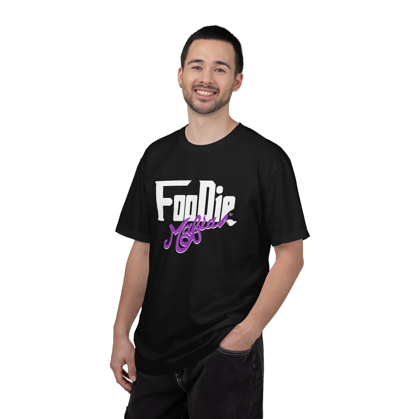 L.O.E.F Foodie Mafia Unisex Tee Shirt  (Purple)