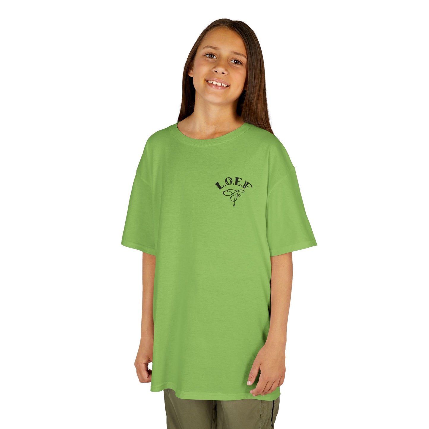 L.O.E.F Foodie 4Life Young Tee Shirt  (Black)