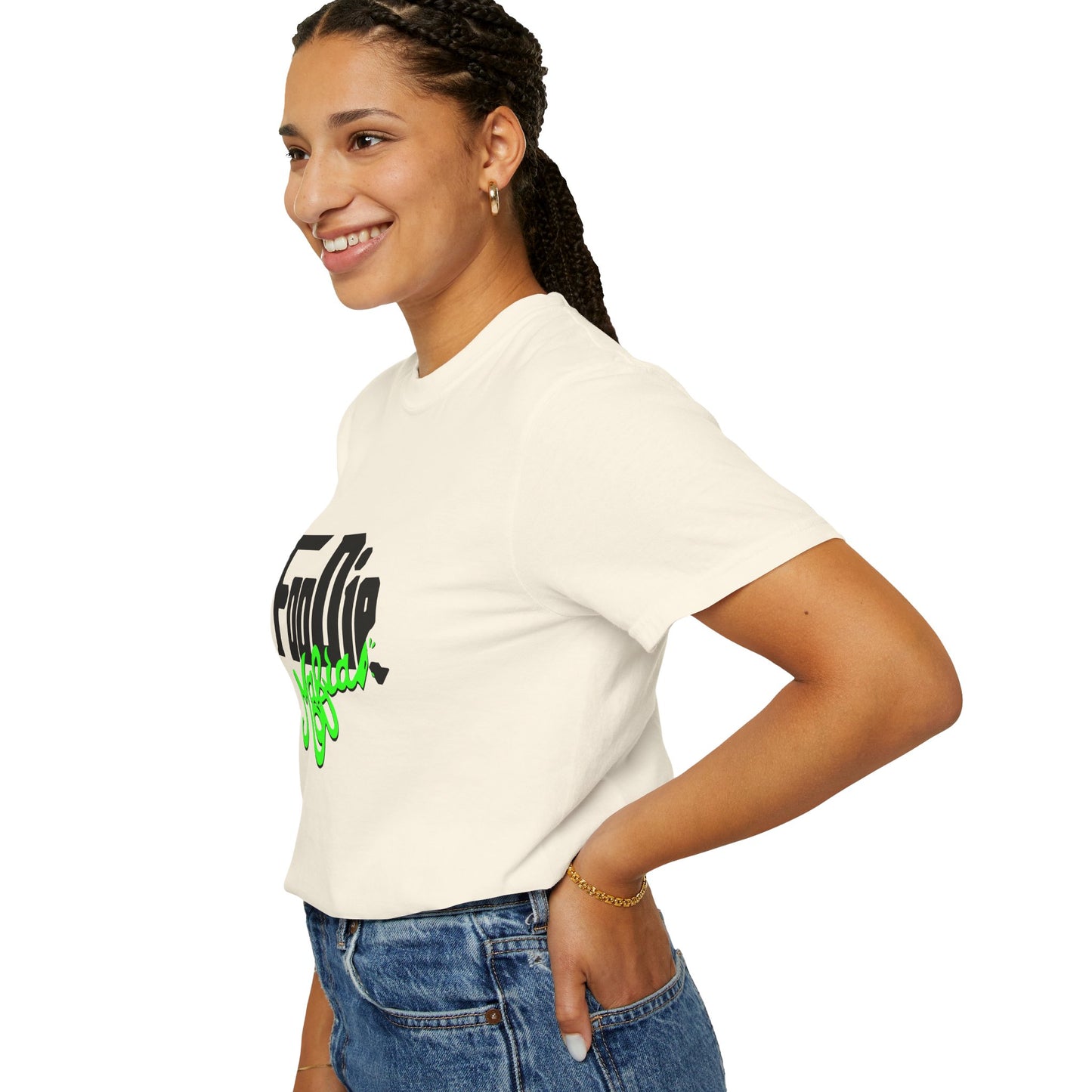 L.O.E.F Foodie Mafia Unisex Tee Shirt (Neon Green)