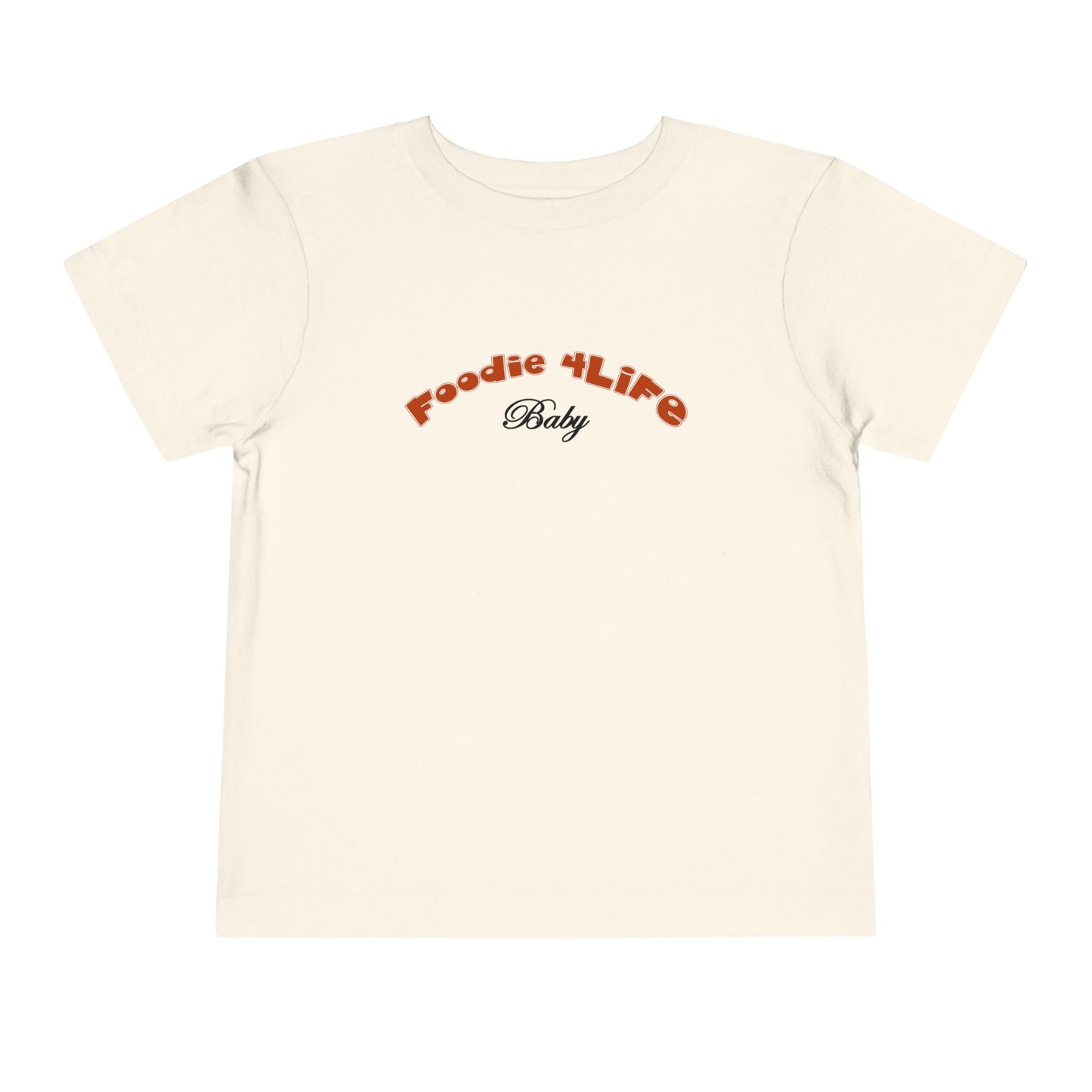 L.O.E.F Foodie 4Life Baby Tee Shirt  (Rust)
