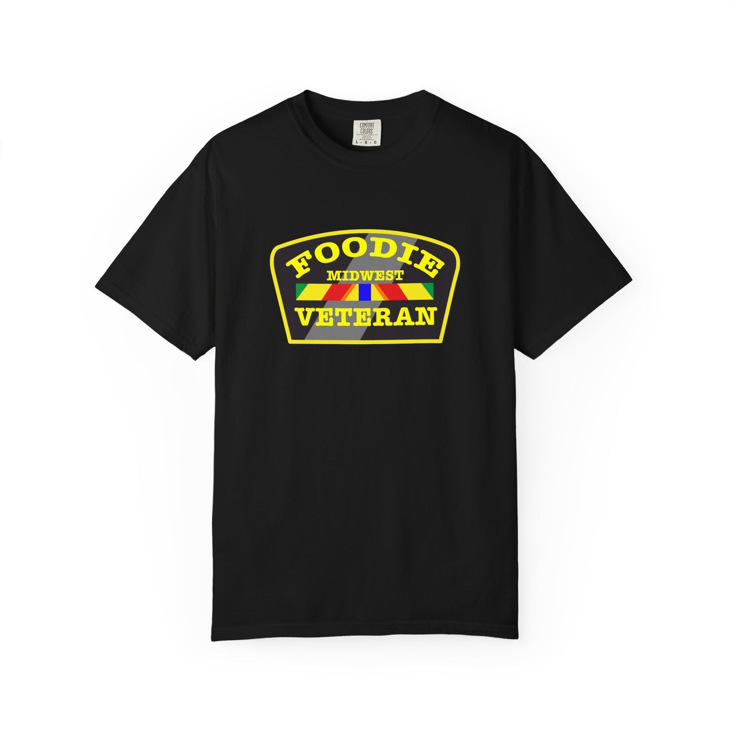 L.O.E.F Foodie Veteran MIDWEST Unisex Tee Shirt (Yellow)