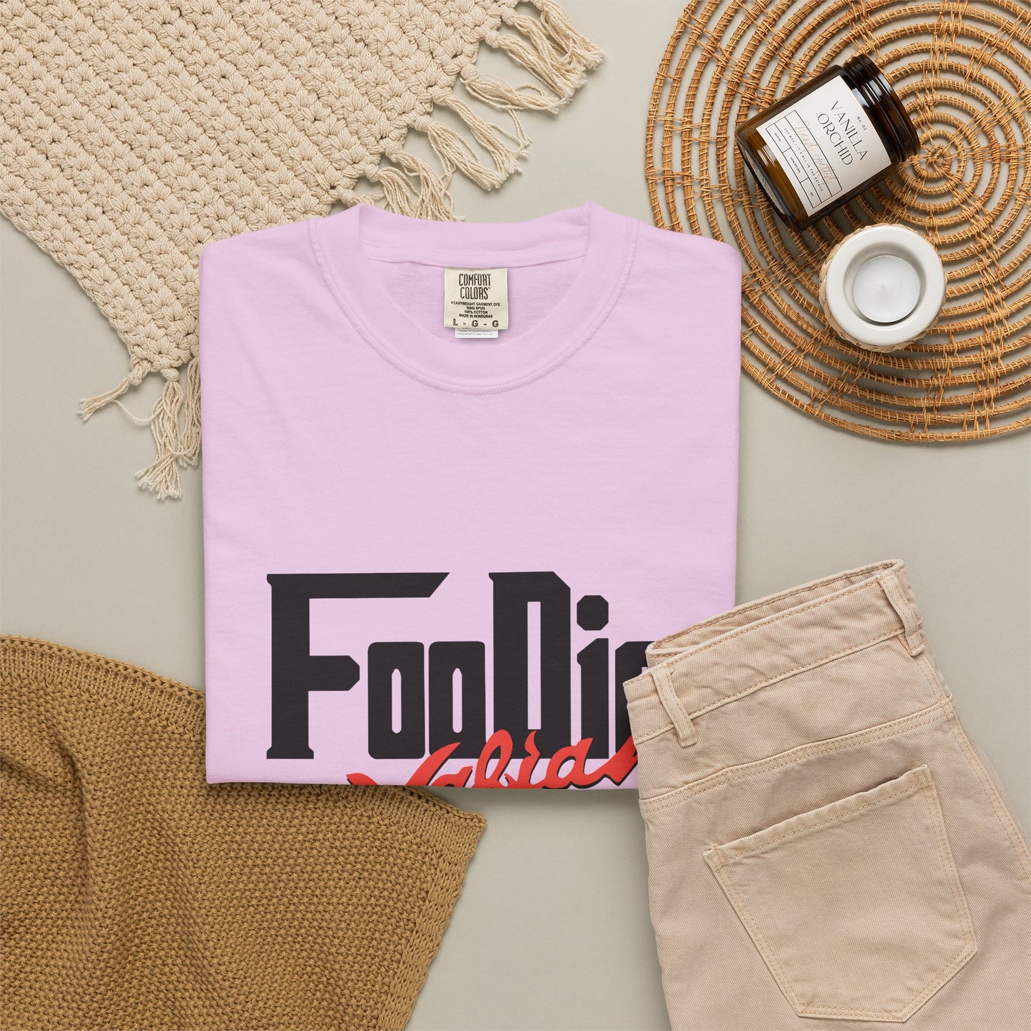 L.O.E.F Foodie Mafia Unisex Tee shirt (Flat Red)
