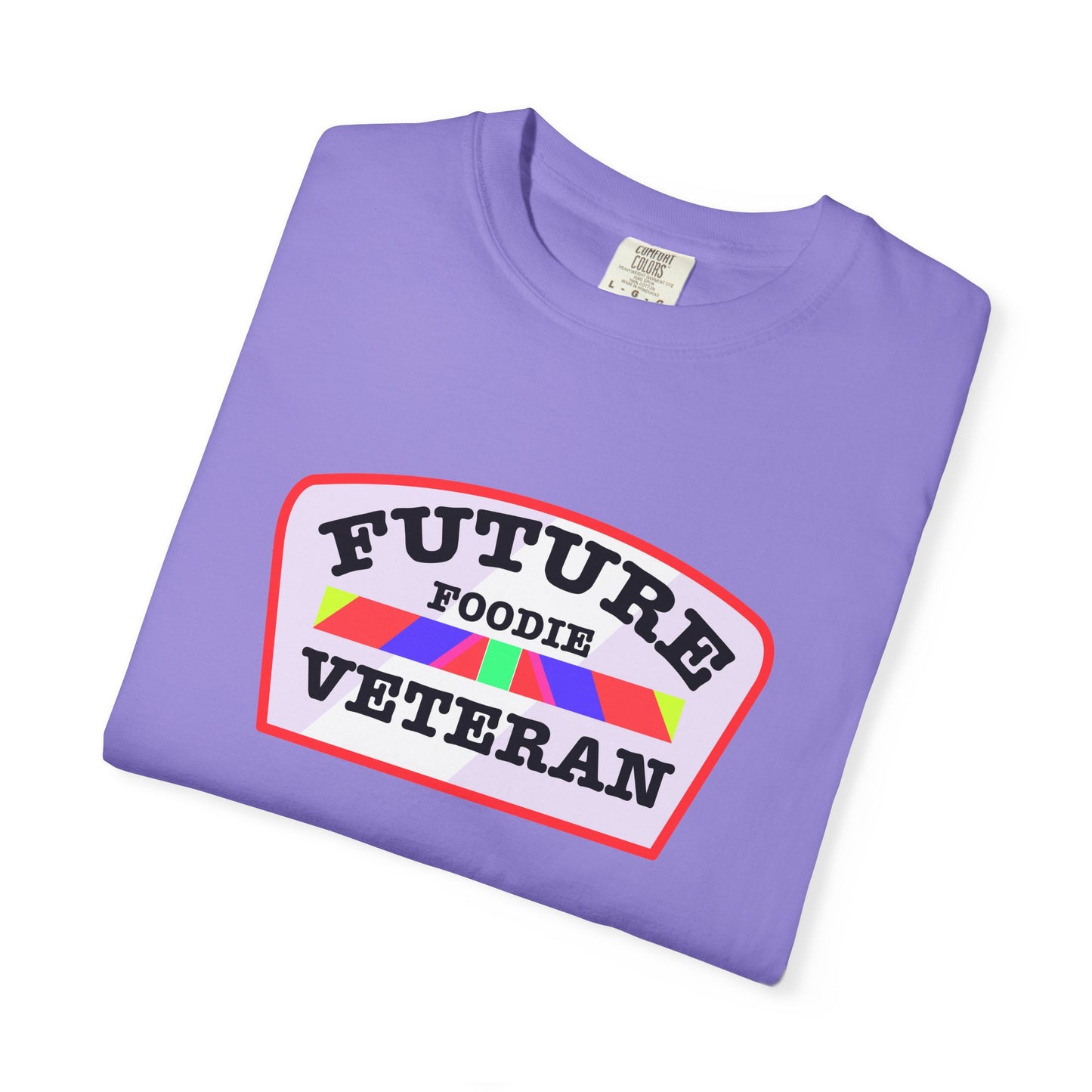 L.O.E.F Future Foodie Veteran Unisex Tee Shirt (Soft Pink)