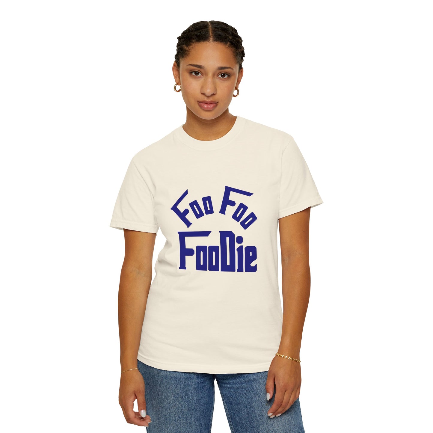 L.O.E.F FOO FOO FOODIE Unisex Tee shirt(Dark Blue)