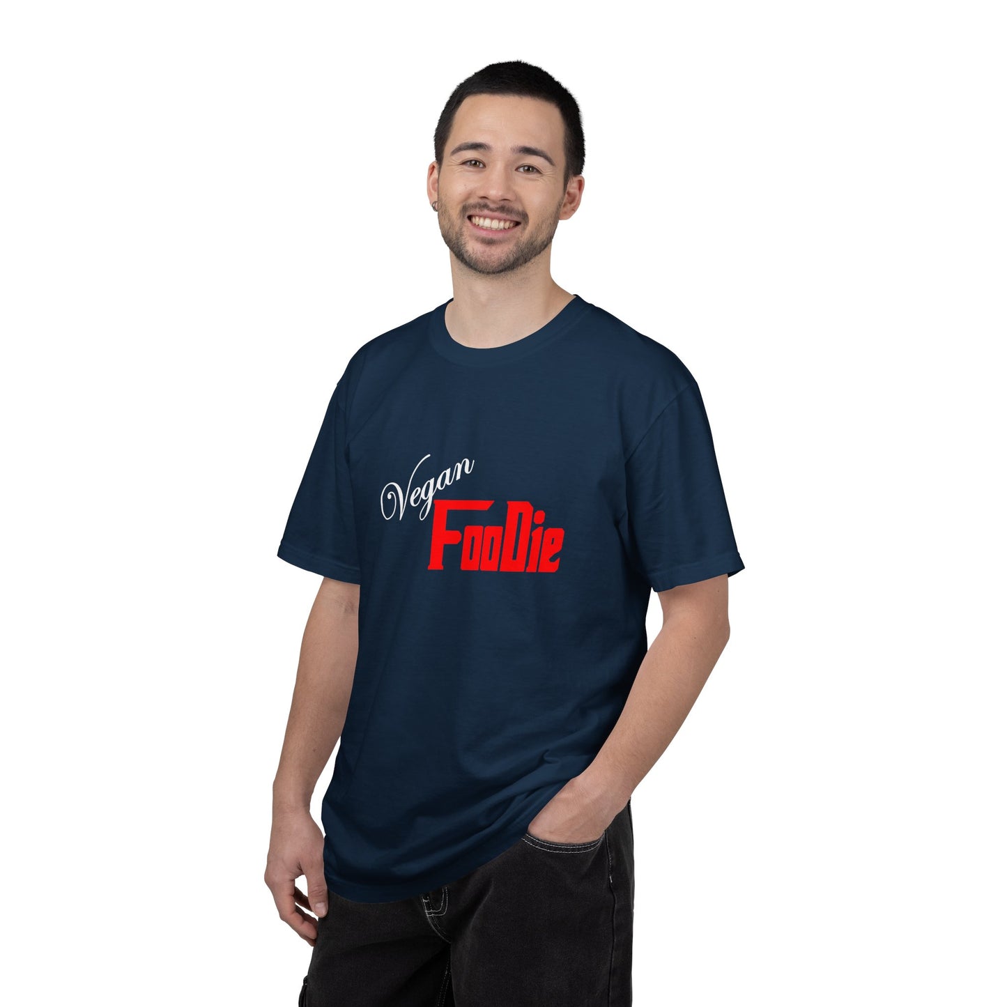 L.O.E.F Unisex Vegan Foodie Tee Shirt (Fiery Red)