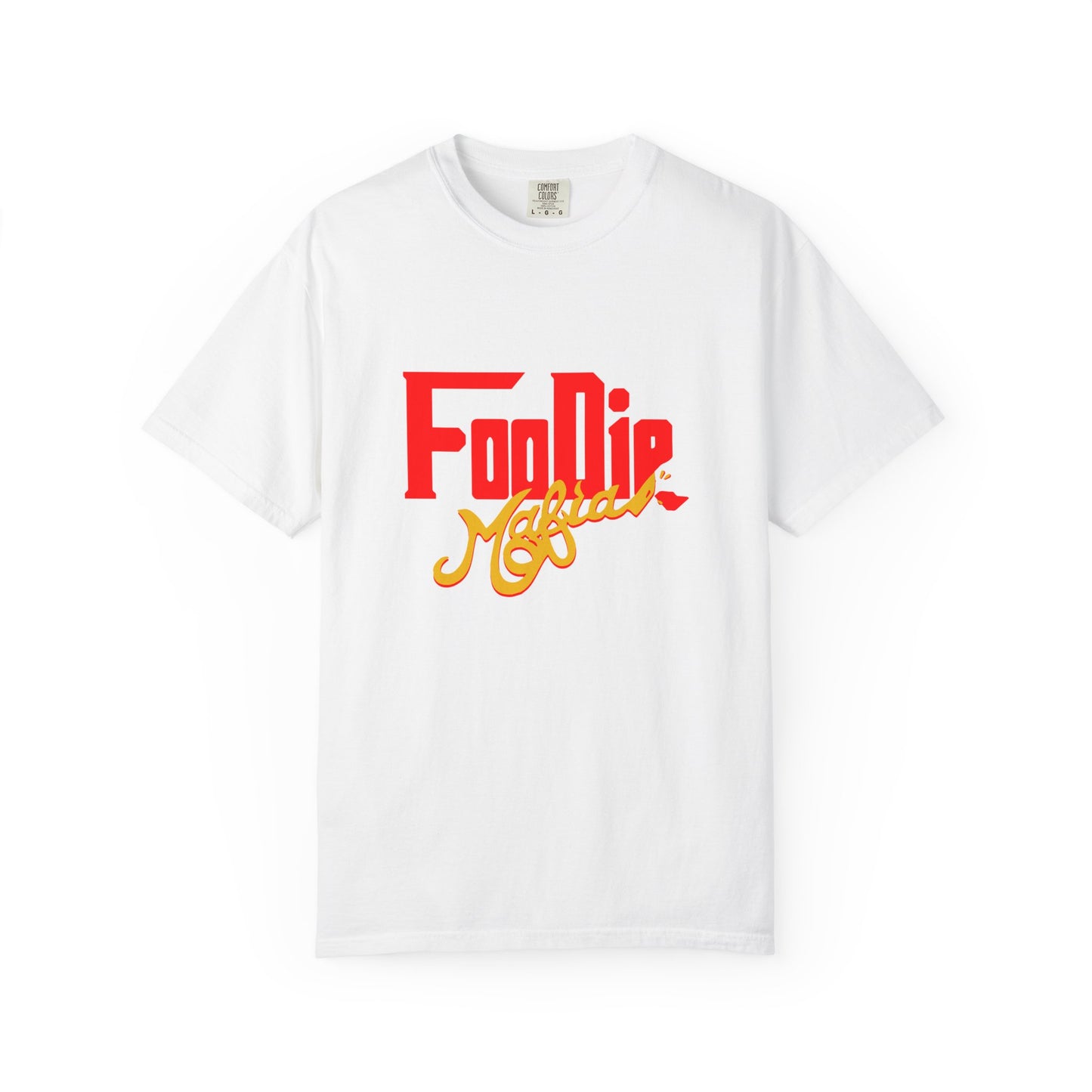 L.O.E.F Red Foodie Mafia Unisex Tee Shirt (Gold)
